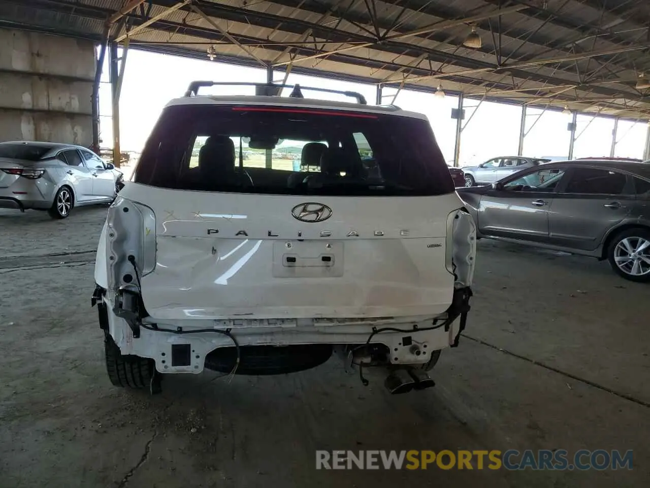 6 fotografías del automóvil dañado KM8R7DHE1NU486730 HYUNDAI PALISADE 2022