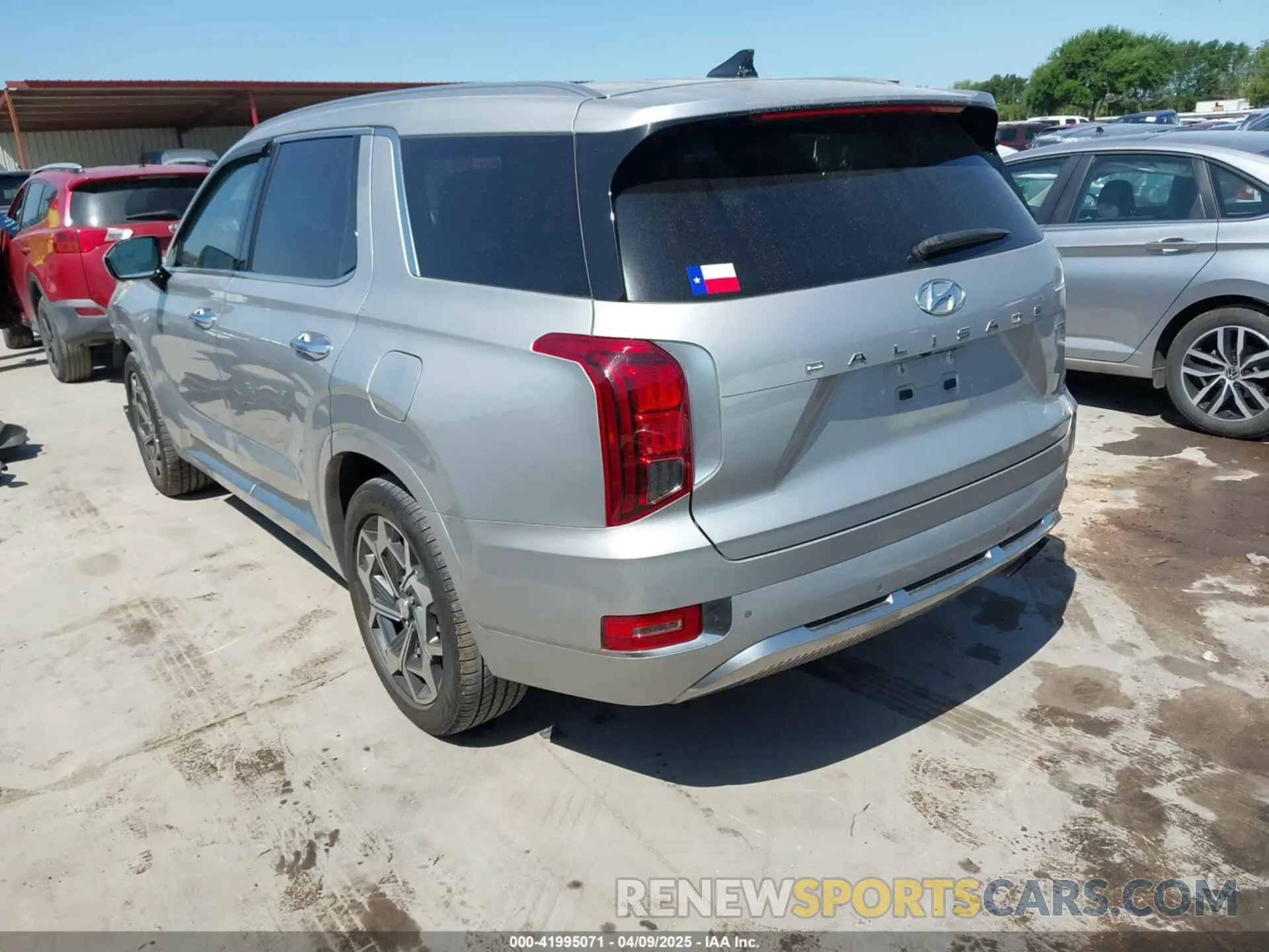 3 fotografías del automóvil dañado KM8R7DHE2NU367794 HYUNDAI PALISADE 2022
