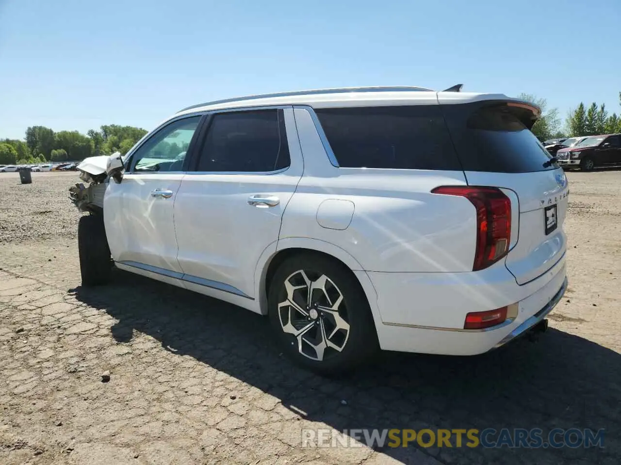 2 fotografías del automóvil dañado KM8R7DHE2NU430084 HYUNDAI PALISADE 2022