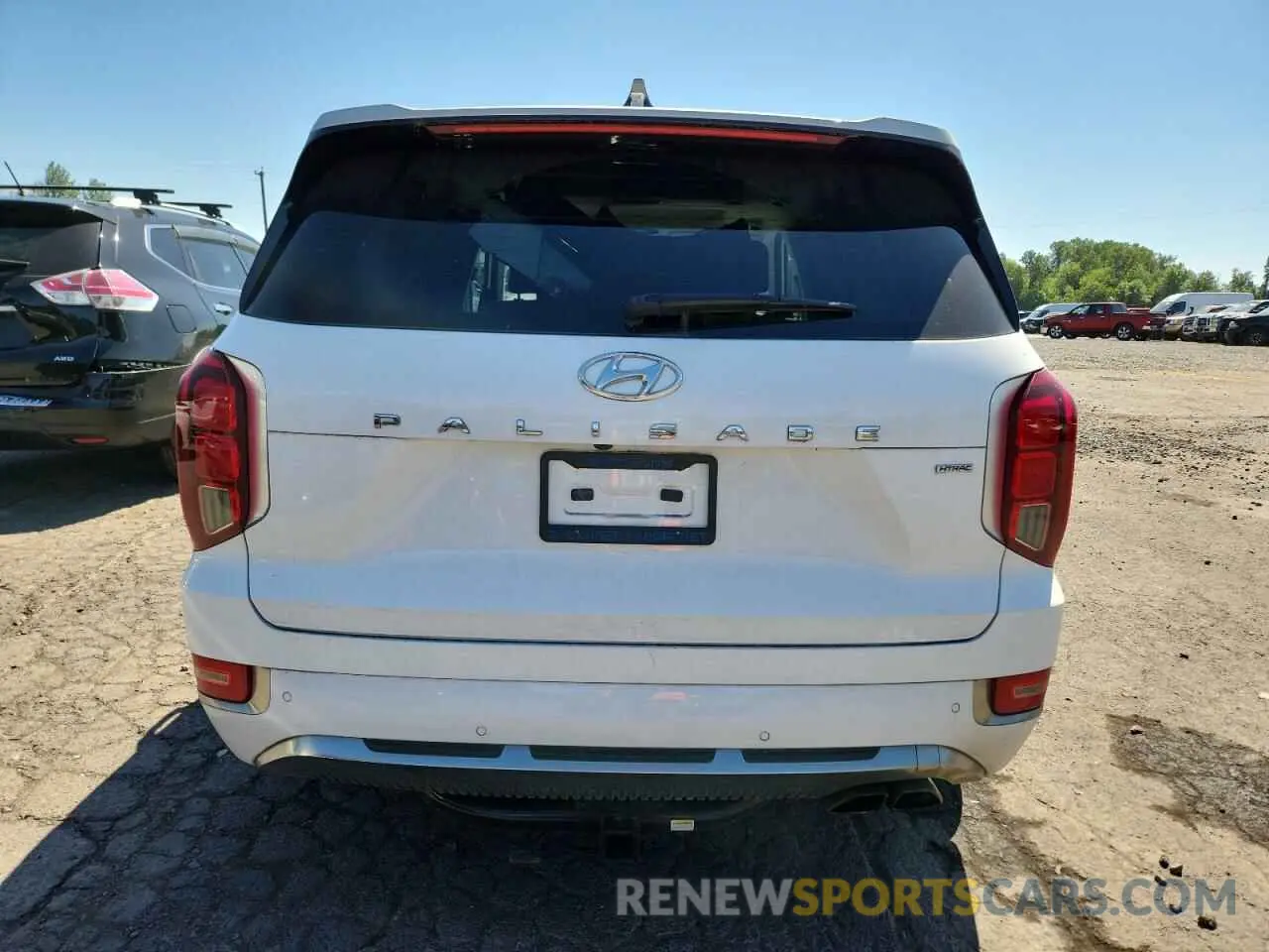 6 fotografías del automóvil dañado KM8R7DHE2NU430084 HYUNDAI PALISADE 2022