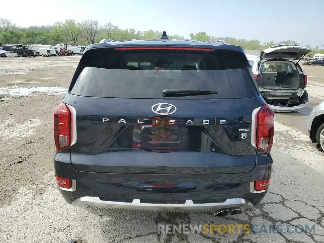 6 fotografías del automóvil dañado KM8R7DHE4NU432497 HYUNDAI PALISADE 2022
