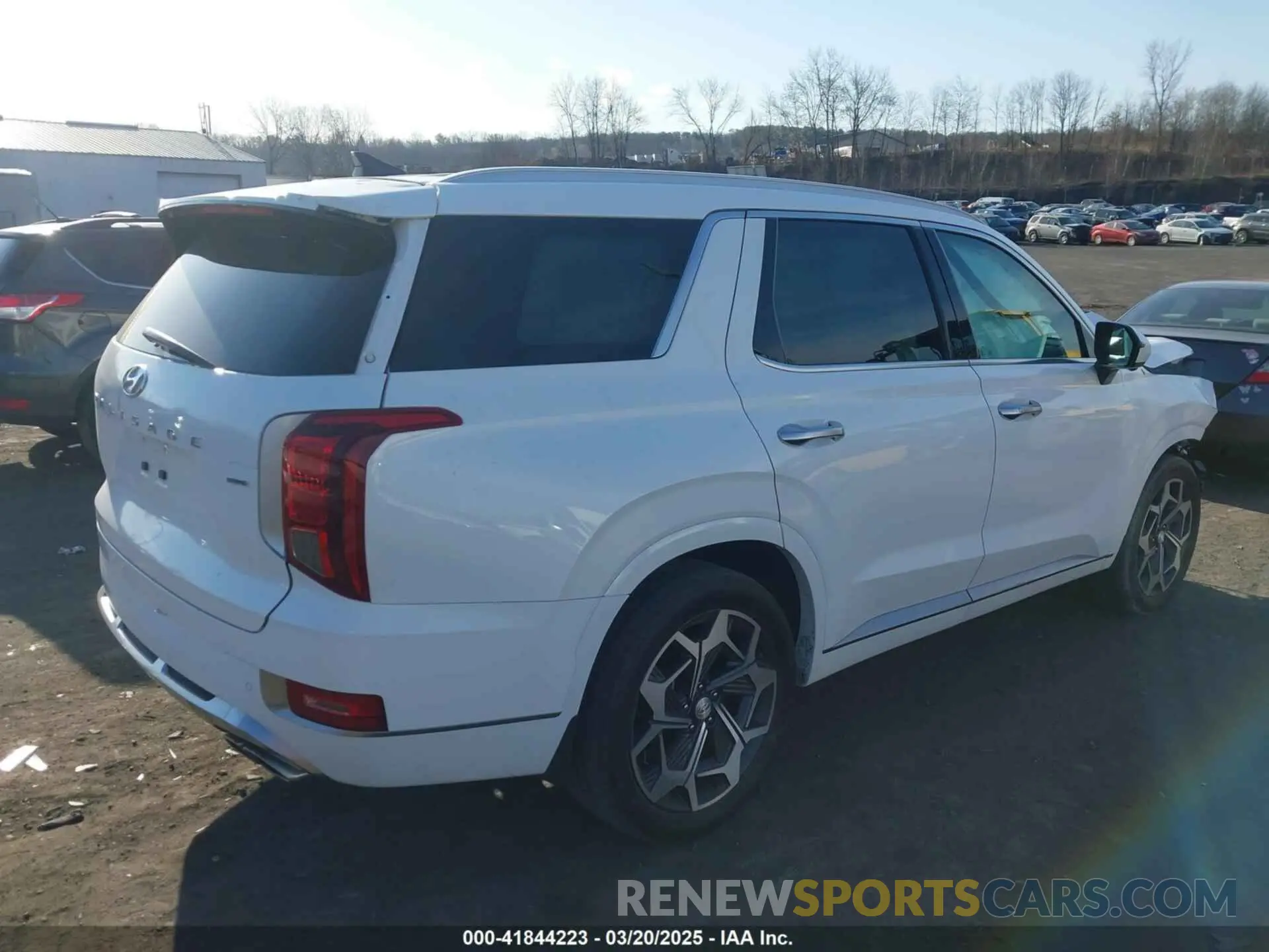 4 fotografías del automóvil dañado KM8R7DHE4NU486219 HYUNDAI PALISADE 2022