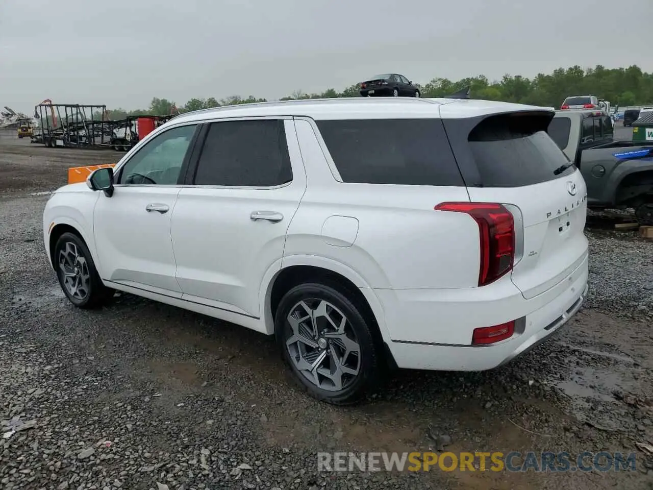 2 fotografías del automóvil dañado KM8R7DHE5NU365022 HYUNDAI PALISADE 2022