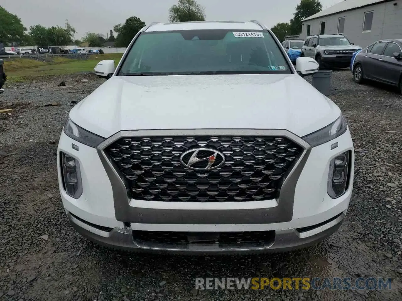 5 fotografías del automóvil dañado KM8R7DHE5NU365022 HYUNDAI PALISADE 2022