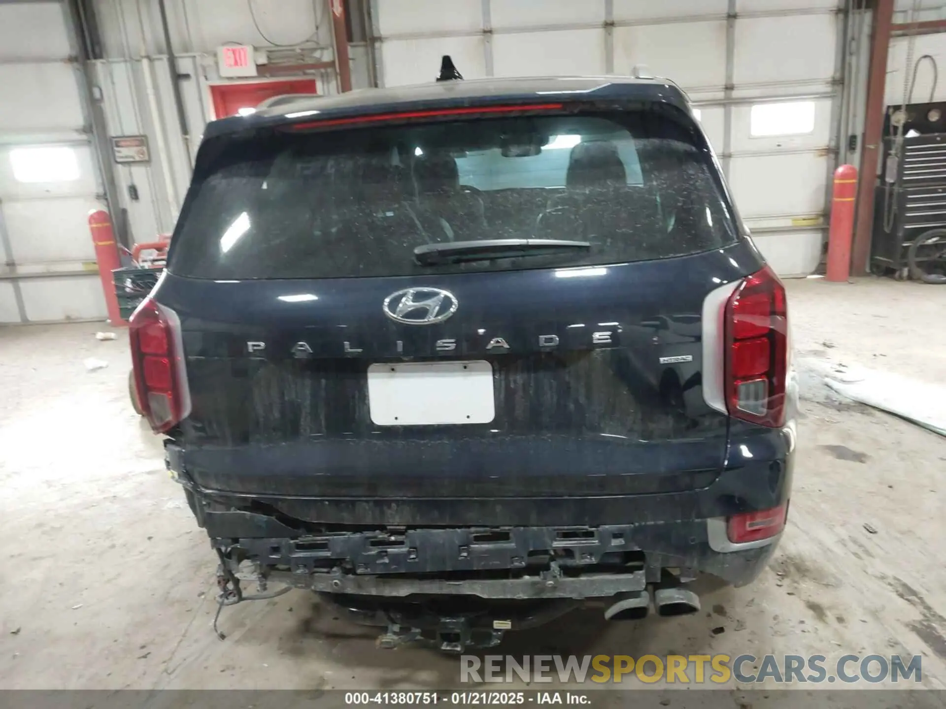 16 fotografías del automóvil dañado KM8R7DHE5NU415918 HYUNDAI PALISADE 2022