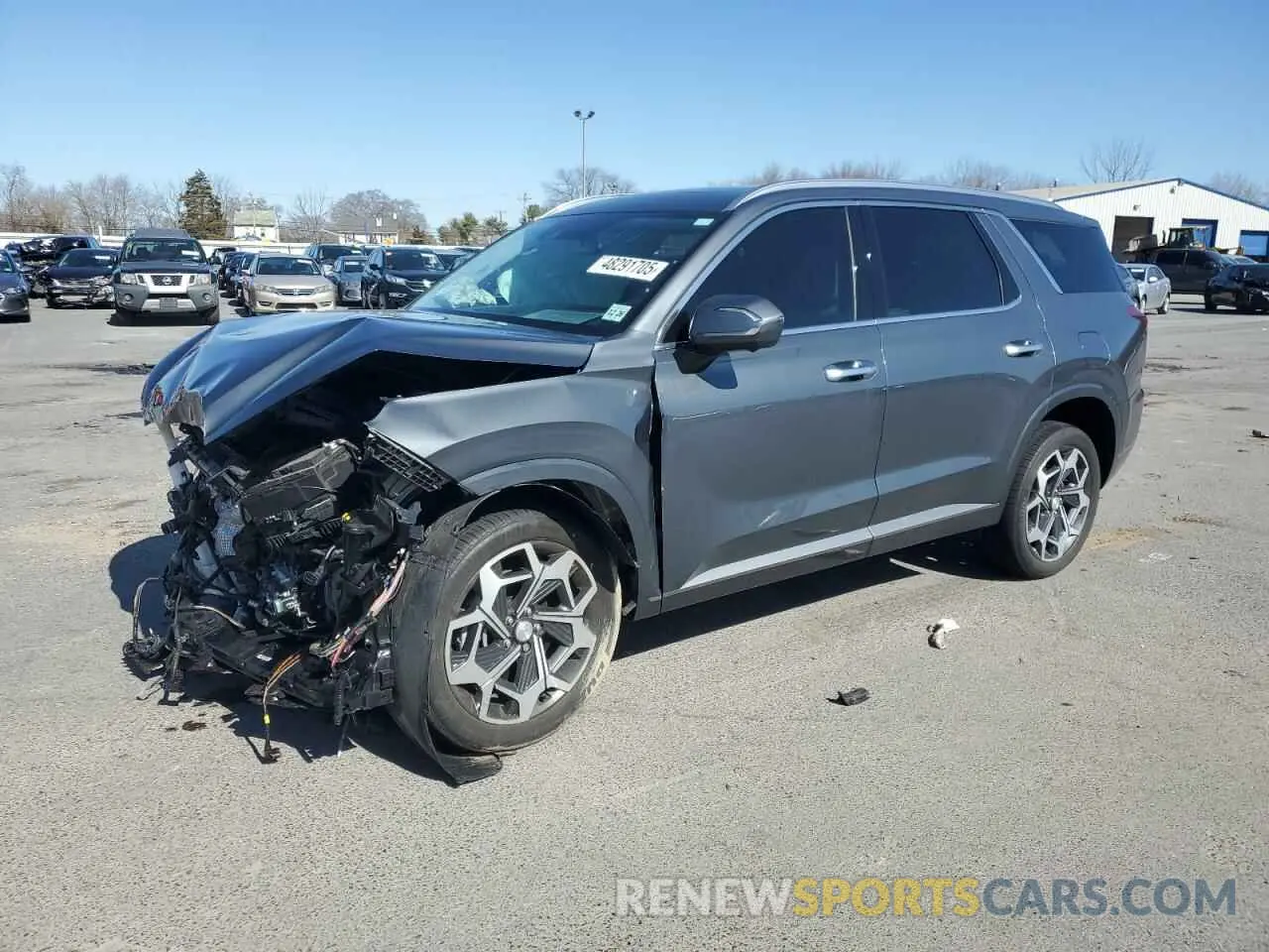 1 fotografías del automóvil dañado KM8R7DHE6NU392875 HYUNDAI PALISADE 2022
