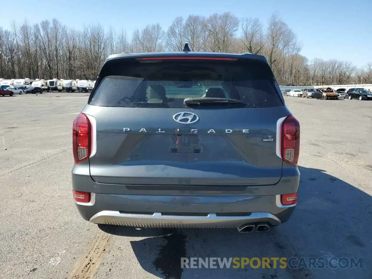 6 fotografías del automóvil dañado KM8R7DHE6NU392875 HYUNDAI PALISADE 2022