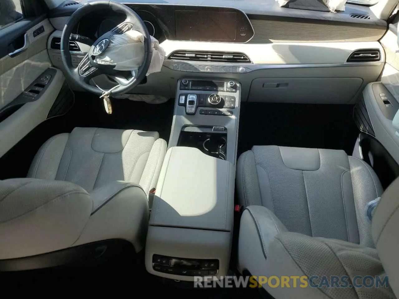 8 fotografías del automóvil dañado KM8R7DHE6NU392875 HYUNDAI PALISADE 2022