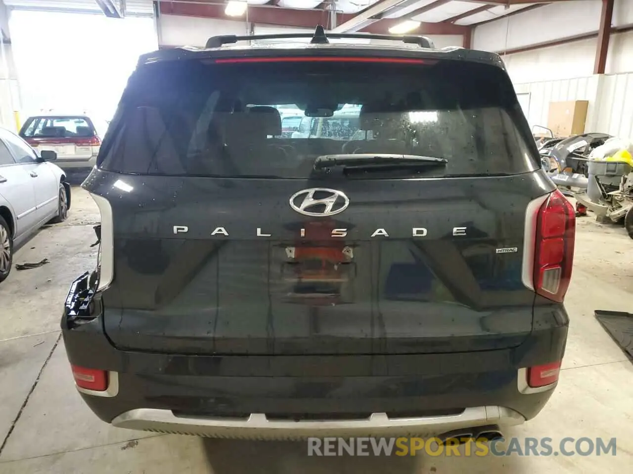 6 fotografías del automóvil dañado KM8R7DHE7NU478504 HYUNDAI PALISADE 2022