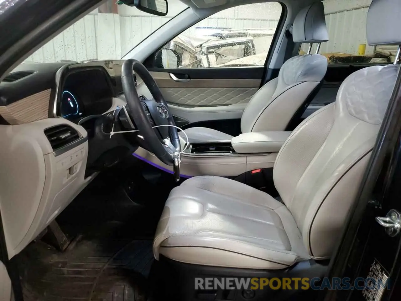 7 fotografías del automóvil dañado KM8R7DHE7NU478504 HYUNDAI PALISADE 2022