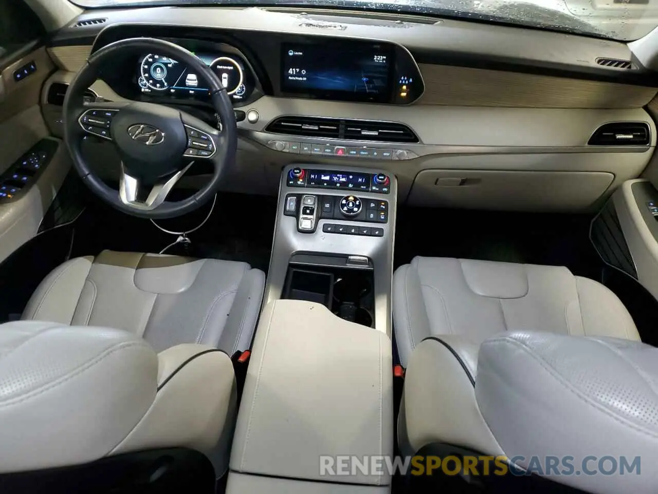 8 fotografías del automóvil dañado KM8R7DHE7NU478504 HYUNDAI PALISADE 2022