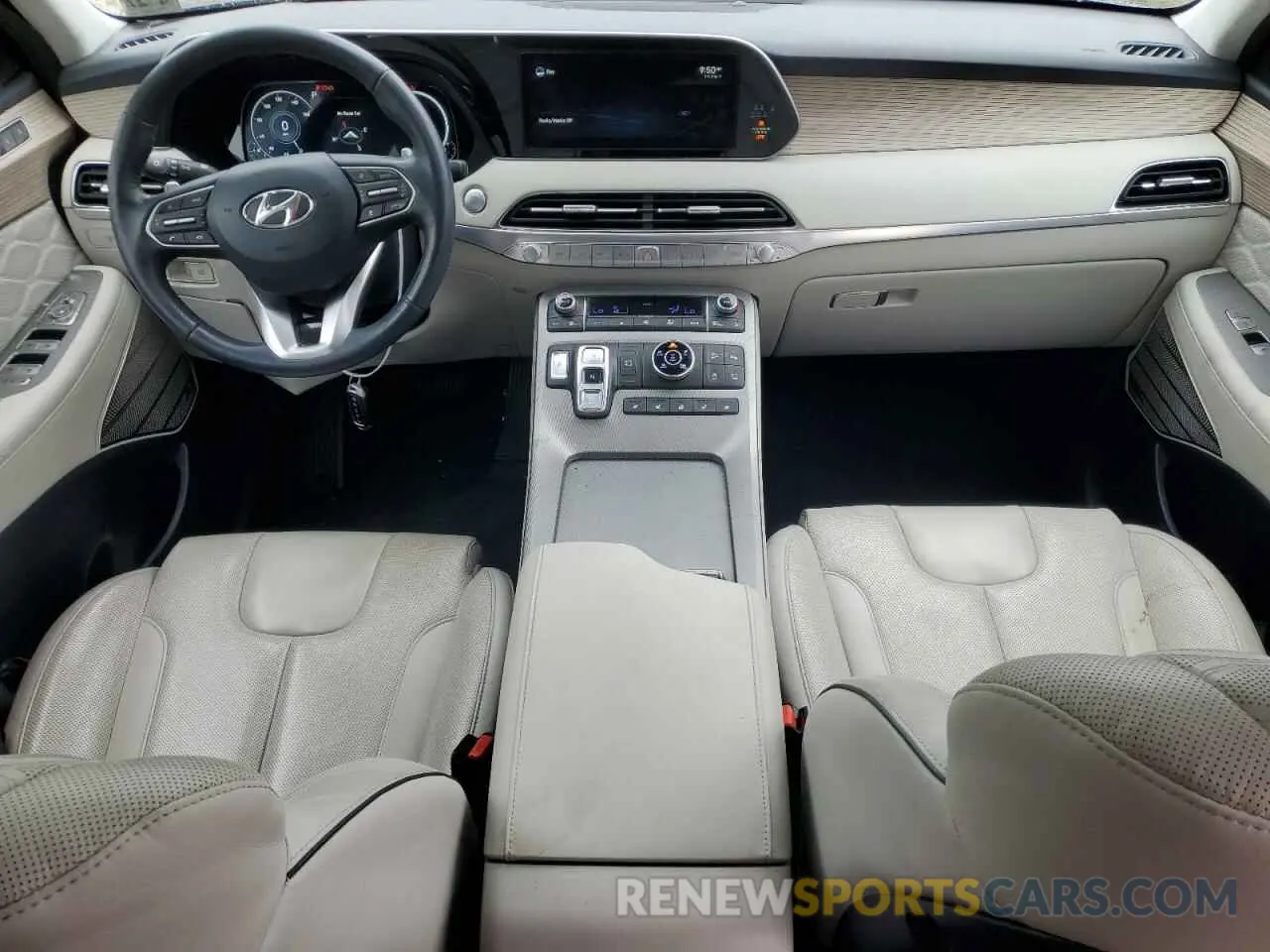 8 fotografías del automóvil dañado KM8R7DHE8NU456432 HYUNDAI PALISADE 2022
