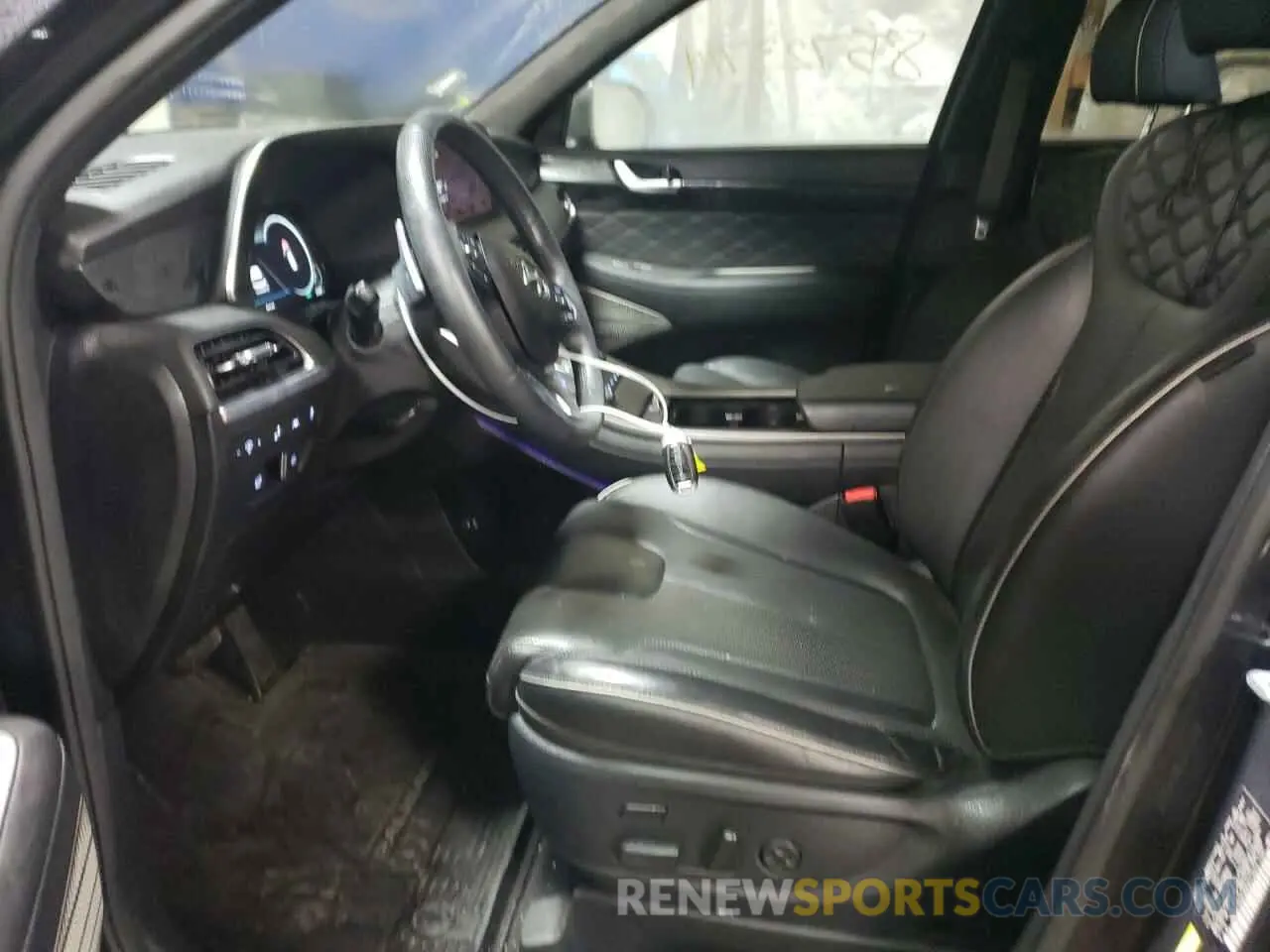 7 fotografías del automóvil dañado KM8R7DHE8NU477653 HYUNDAI PALISADE 2022