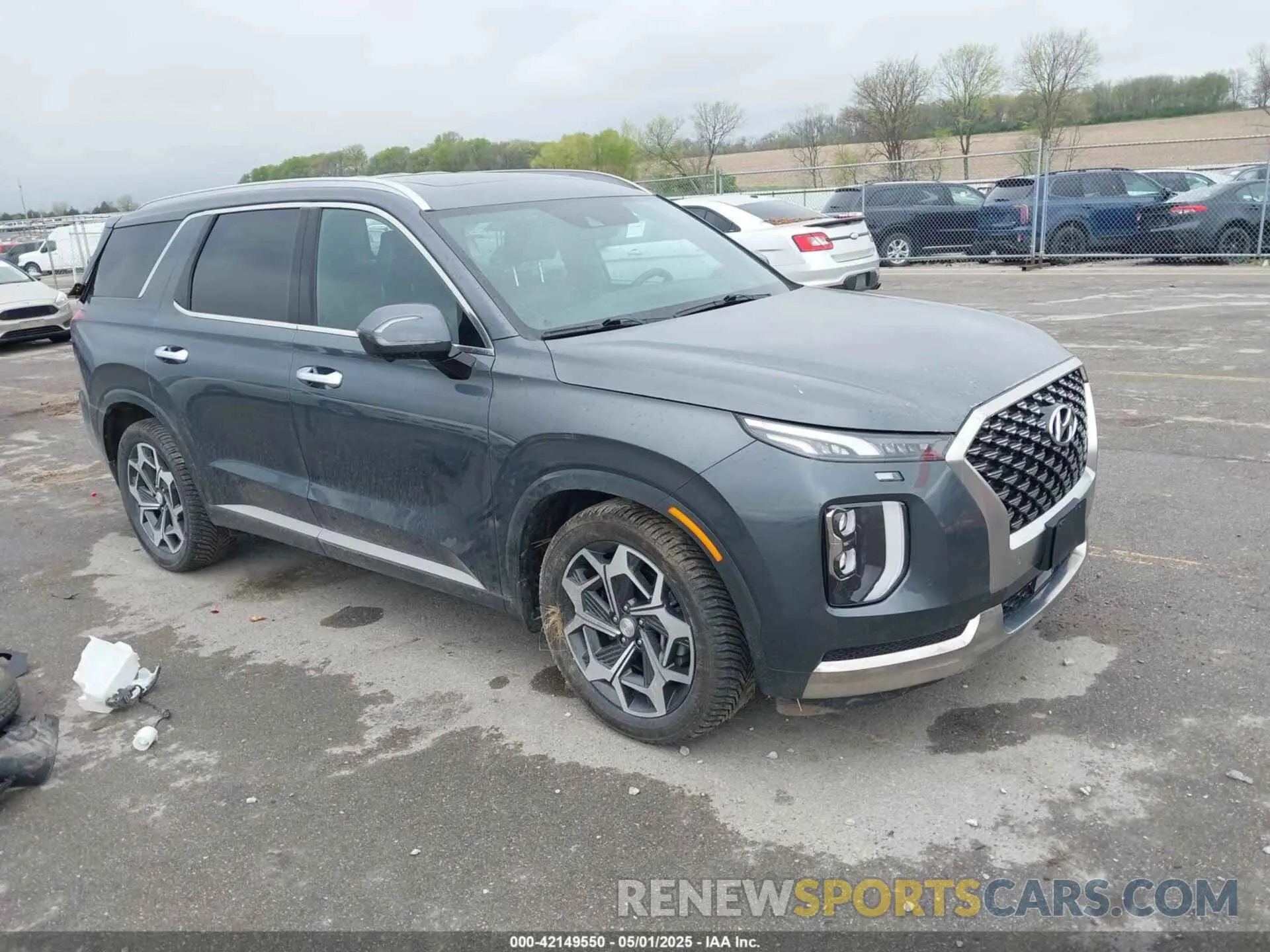 1 fotografías del automóvil dañado KM8R7DHE9NU408776 HYUNDAI PALISADE 2022