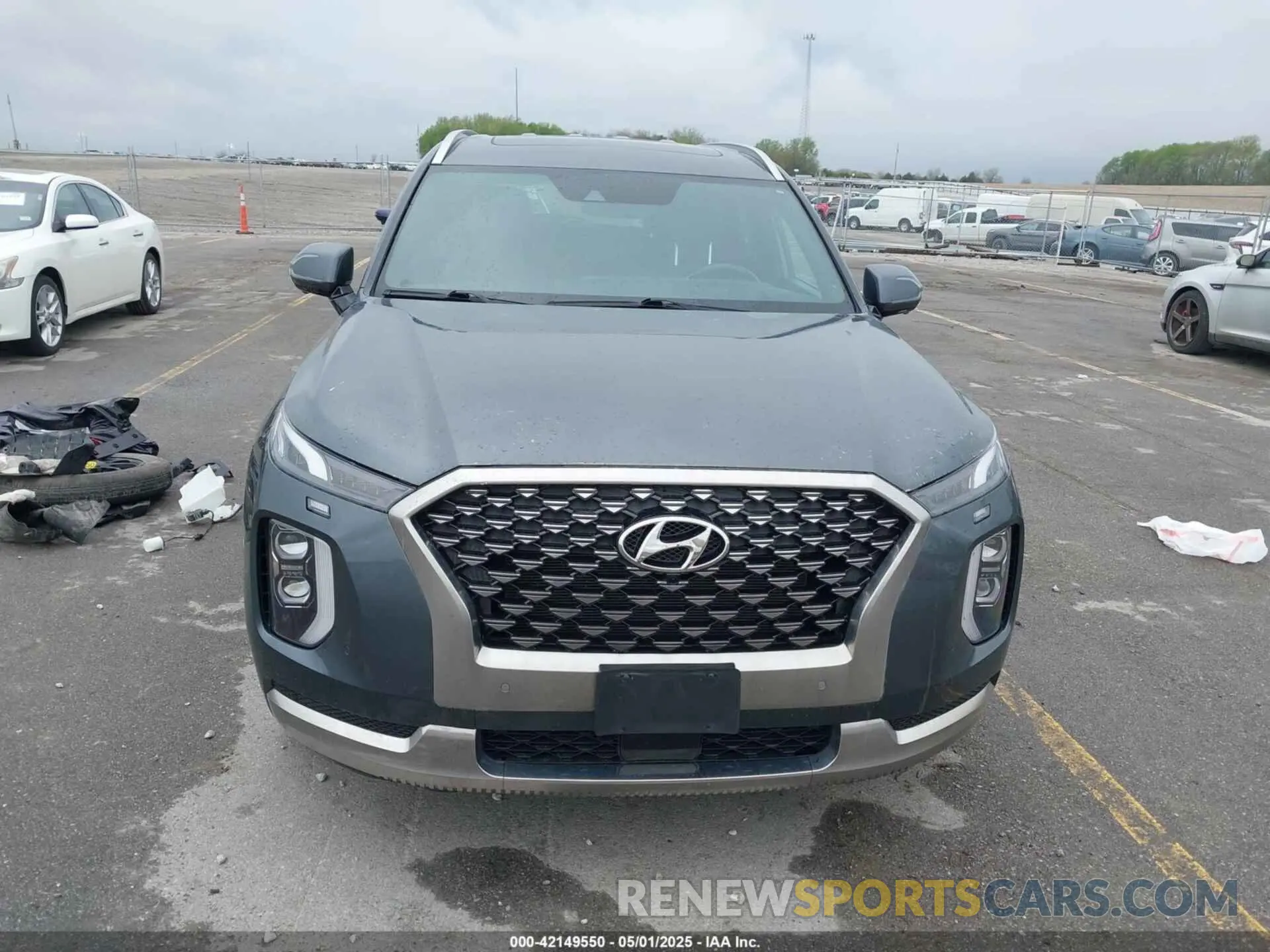 13 fotografías del automóvil dañado KM8R7DHE9NU408776 HYUNDAI PALISADE 2022
