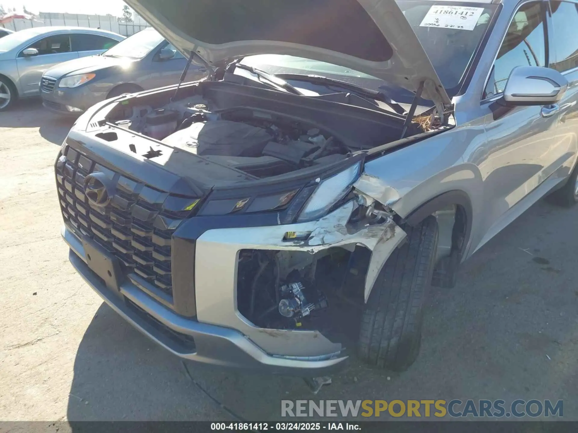 6 fotografías del automóvil dañado KM8R14GE2PU577365 HYUNDAI PALISADE 2023