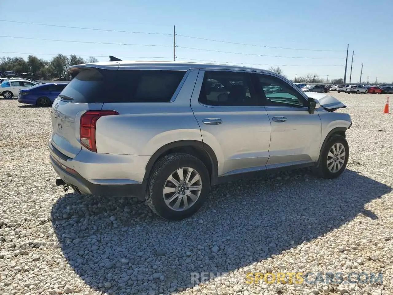 3 fotografías del automóvil dañado KM8R14GE9PU527353 HYUNDAI PALISADE 2023
