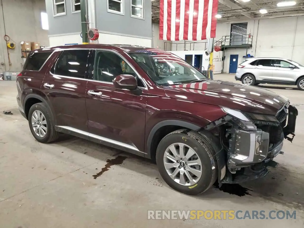 4 fotografías del automóvil dañado KM8R1DGE1PU554143 HYUNDAI PALISADE 2023