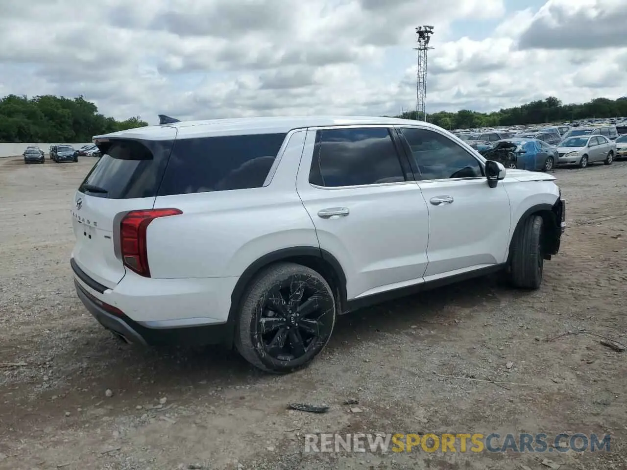 3 fotografías del automóvil dañado KM8R1DGE8PU590833 HYUNDAI PALISADE 2023