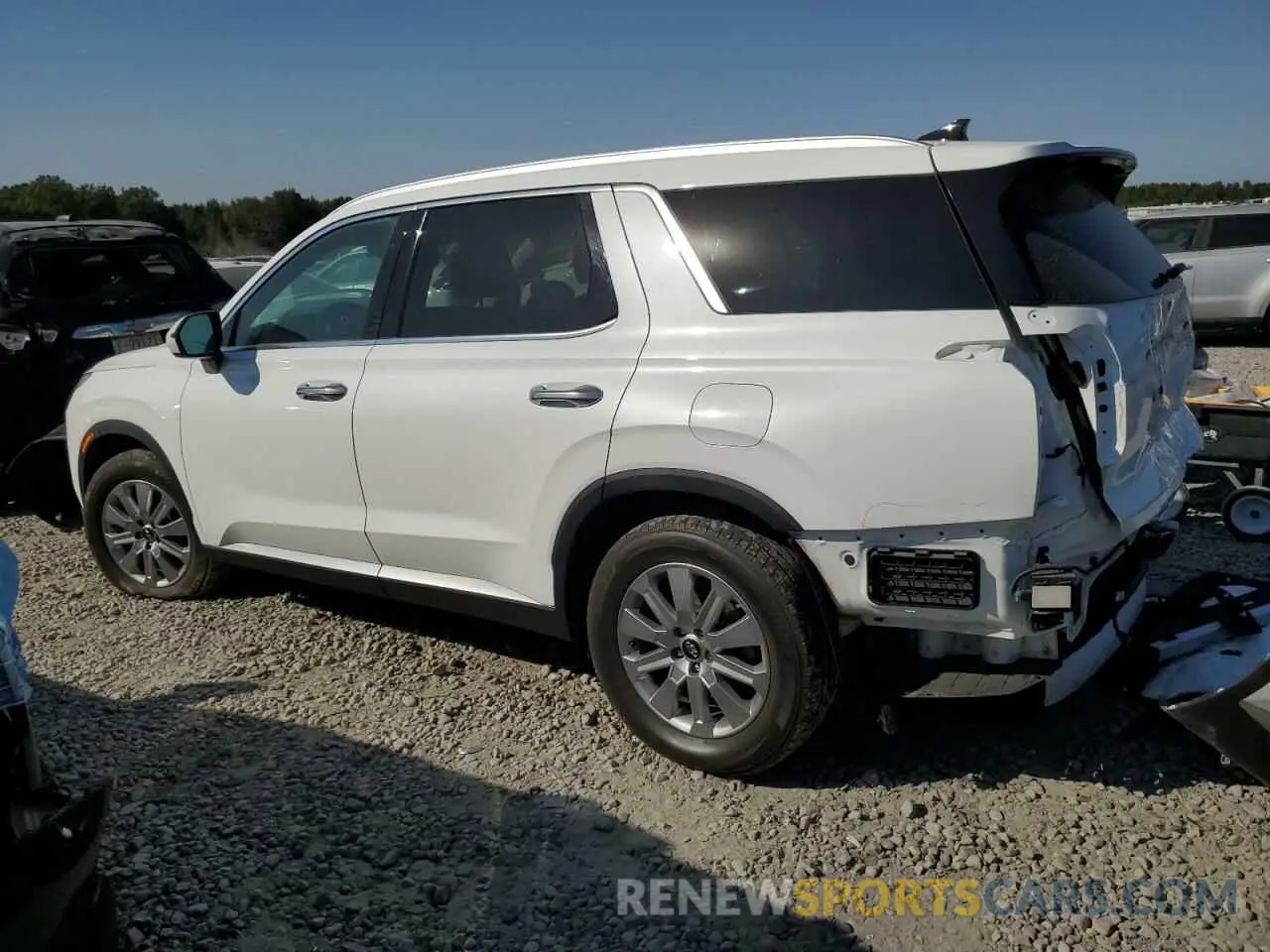 2 fotografías del automóvil dañado KM8R24GE8PU614299 HYUNDAI PALISADE 2023