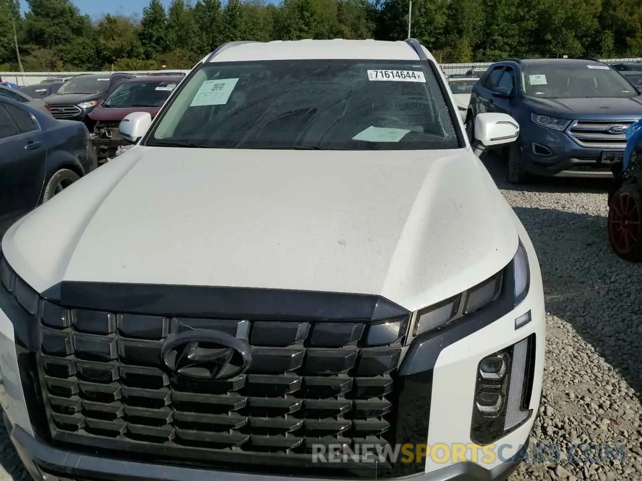 5 fotografías del automóvil dañado KM8R24GE8PU614299 HYUNDAI PALISADE 2023