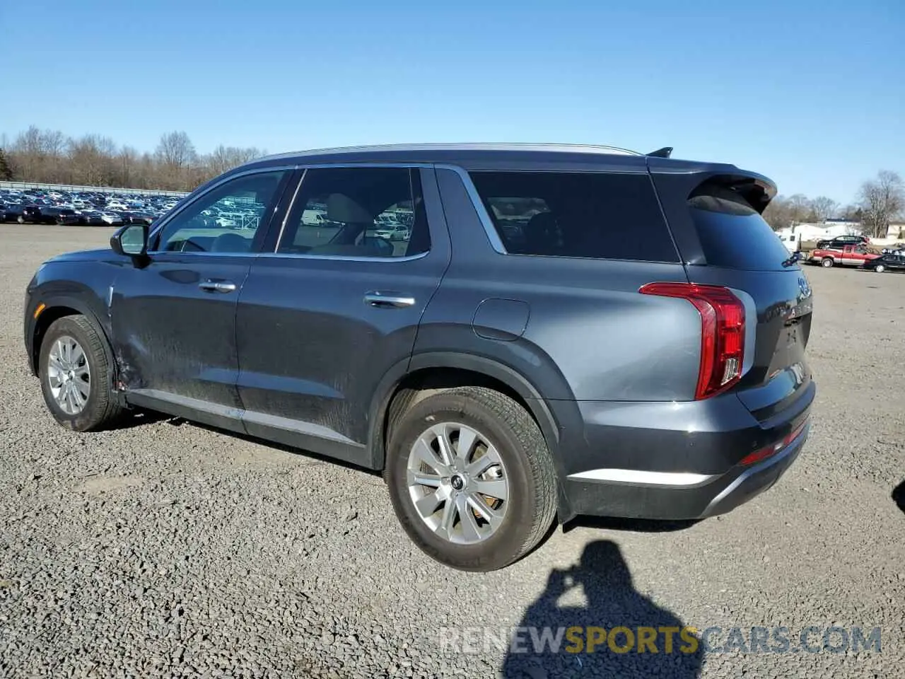 2 fotografías del automóvil dañado KM8R2DGE8PU612861 HYUNDAI PALISADE 2023