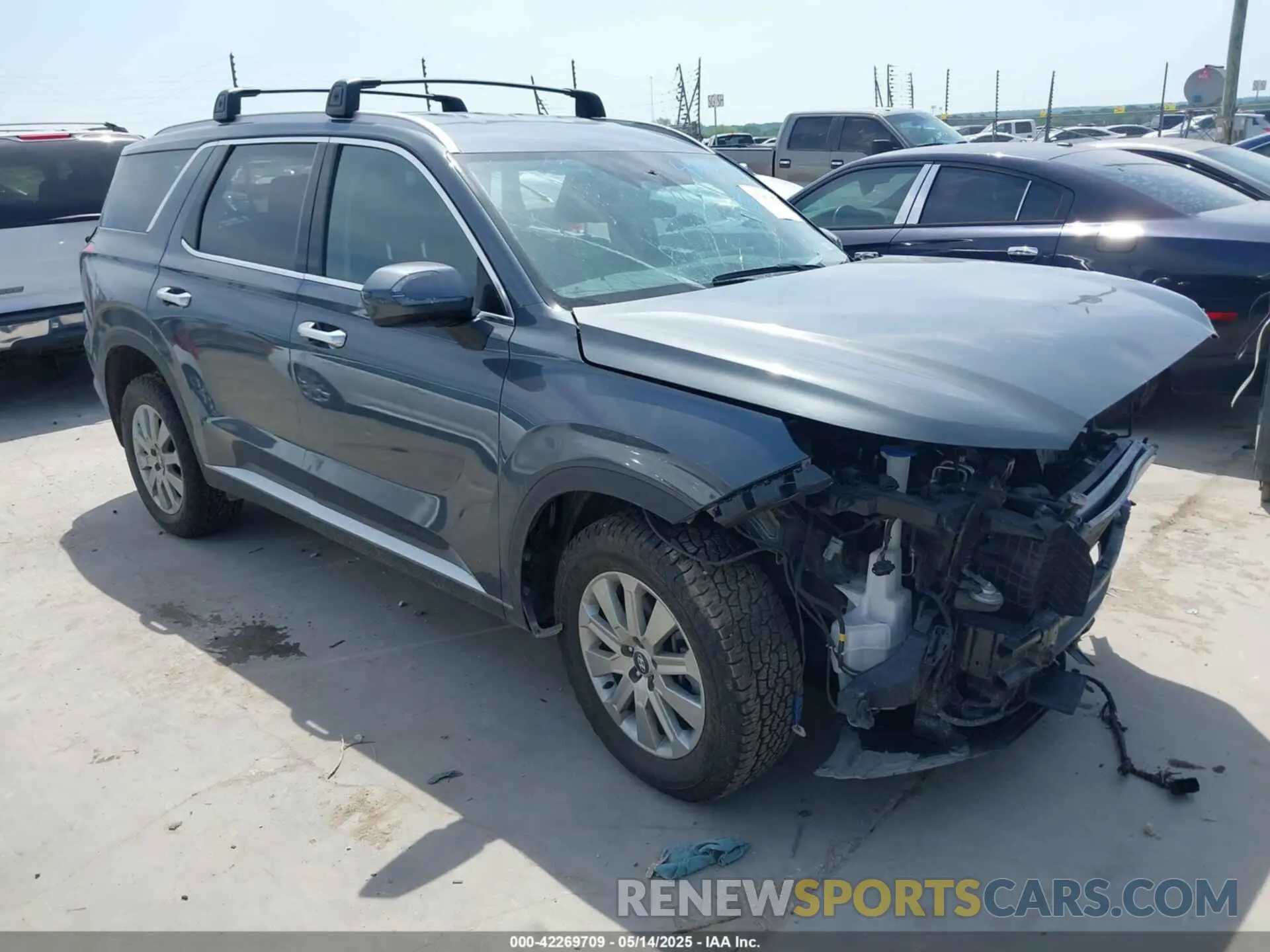 1 fotografías del automóvil dañado KM8R2DGE9PU590806 HYUNDAI PALISADE 2023