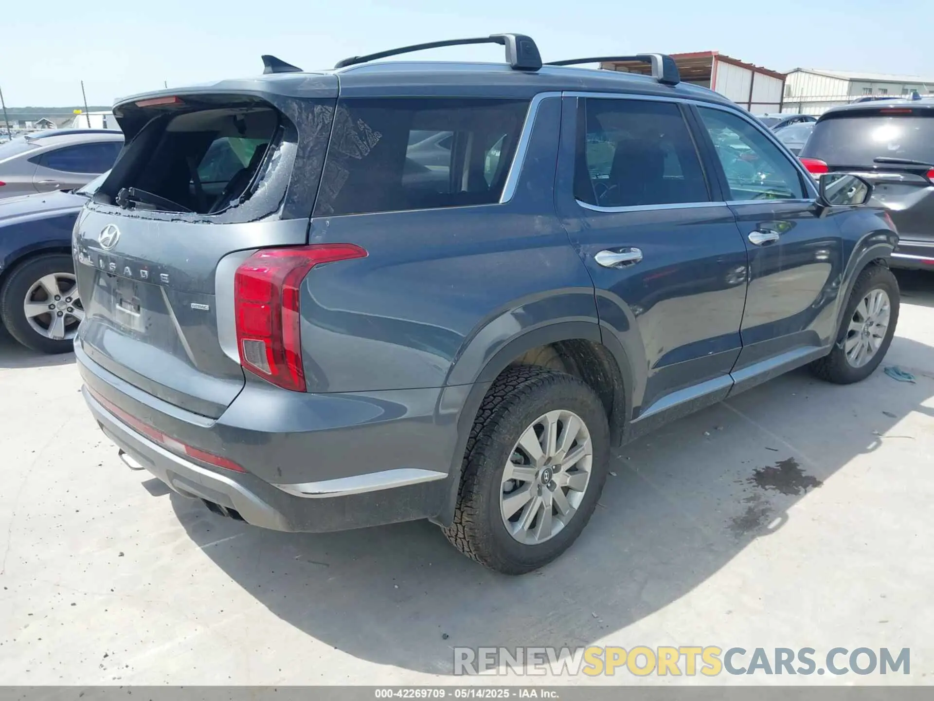 4 fotografías del automóvil dañado KM8R2DGE9PU590806 HYUNDAI PALISADE 2023
