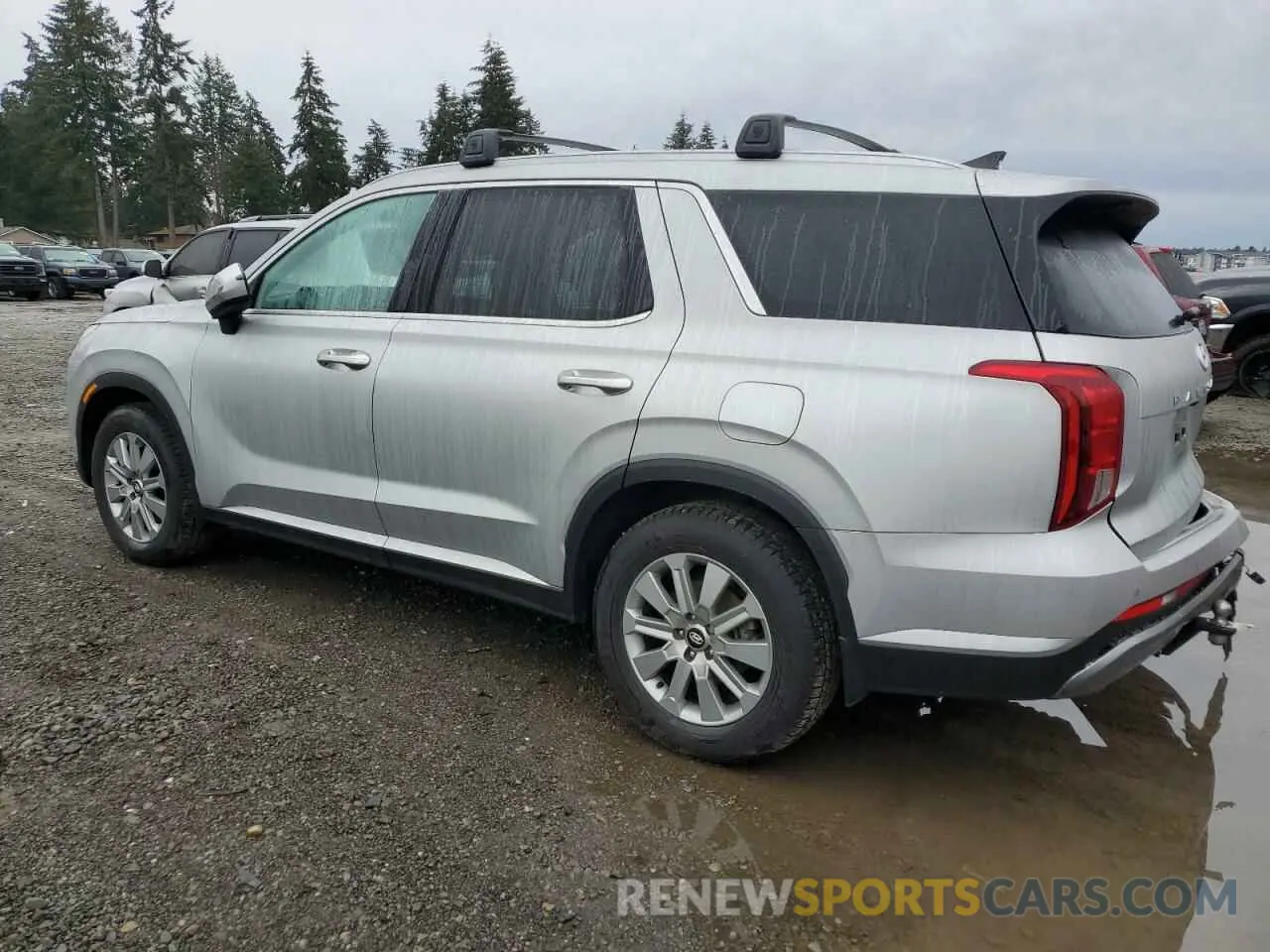 2 fotografías del automóvil dañado KM8R2DGEXPU643674 HYUNDAI PALISADE 2023