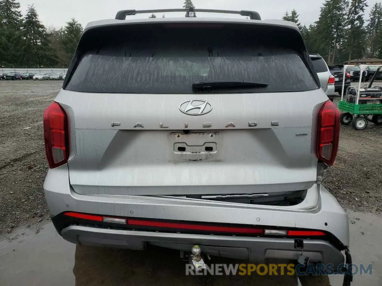 6 fotografías del automóvil dañado KM8R2DGEXPU643674 HYUNDAI PALISADE 2023