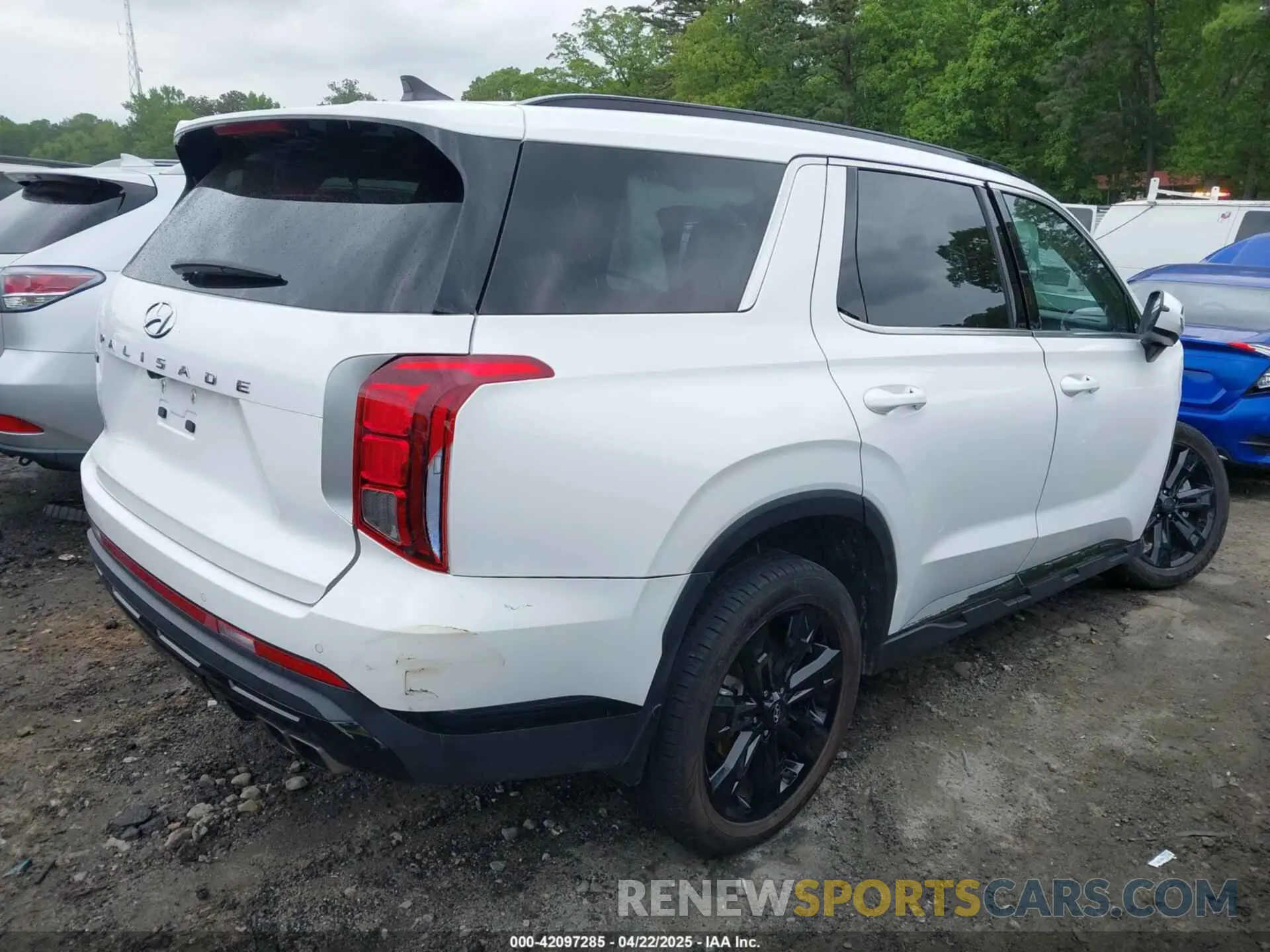 4 fotografías del automóvil dañado KM8R34GE5PU589665 HYUNDAI PALISADE 2023
