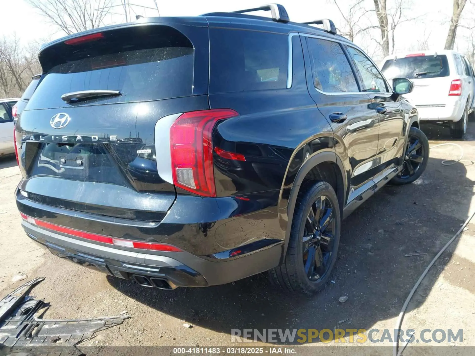4 fotografías del automóvil dañado KM8R3DGE3PU499396 HYUNDAI PALISADE 2023