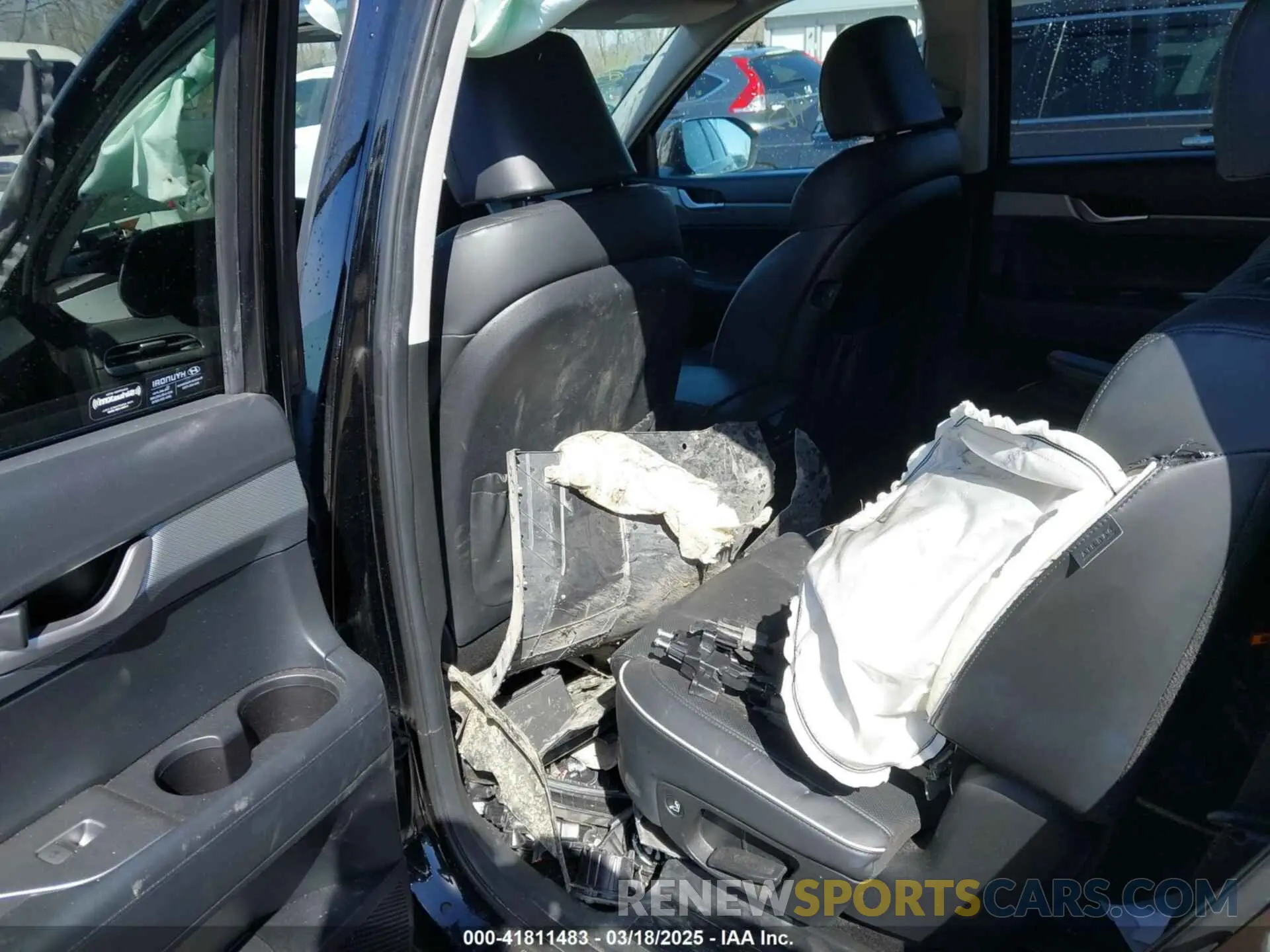8 fotografías del automóvil dañado KM8R3DGE3PU499396 HYUNDAI PALISADE 2023