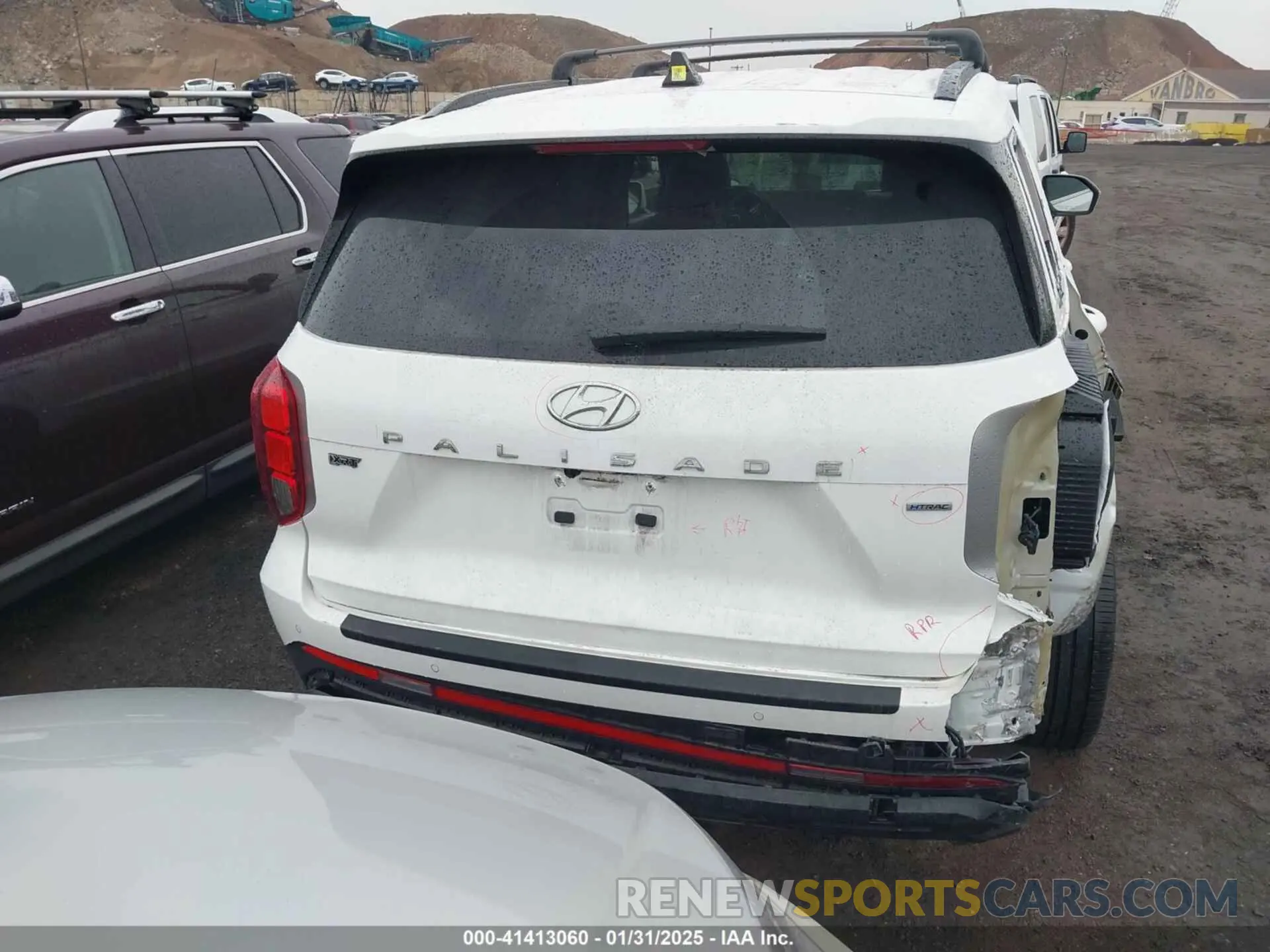 16 fotografías del automóvil dañado KM8R3DGE5PU602396 HYUNDAI PALISADE 2023