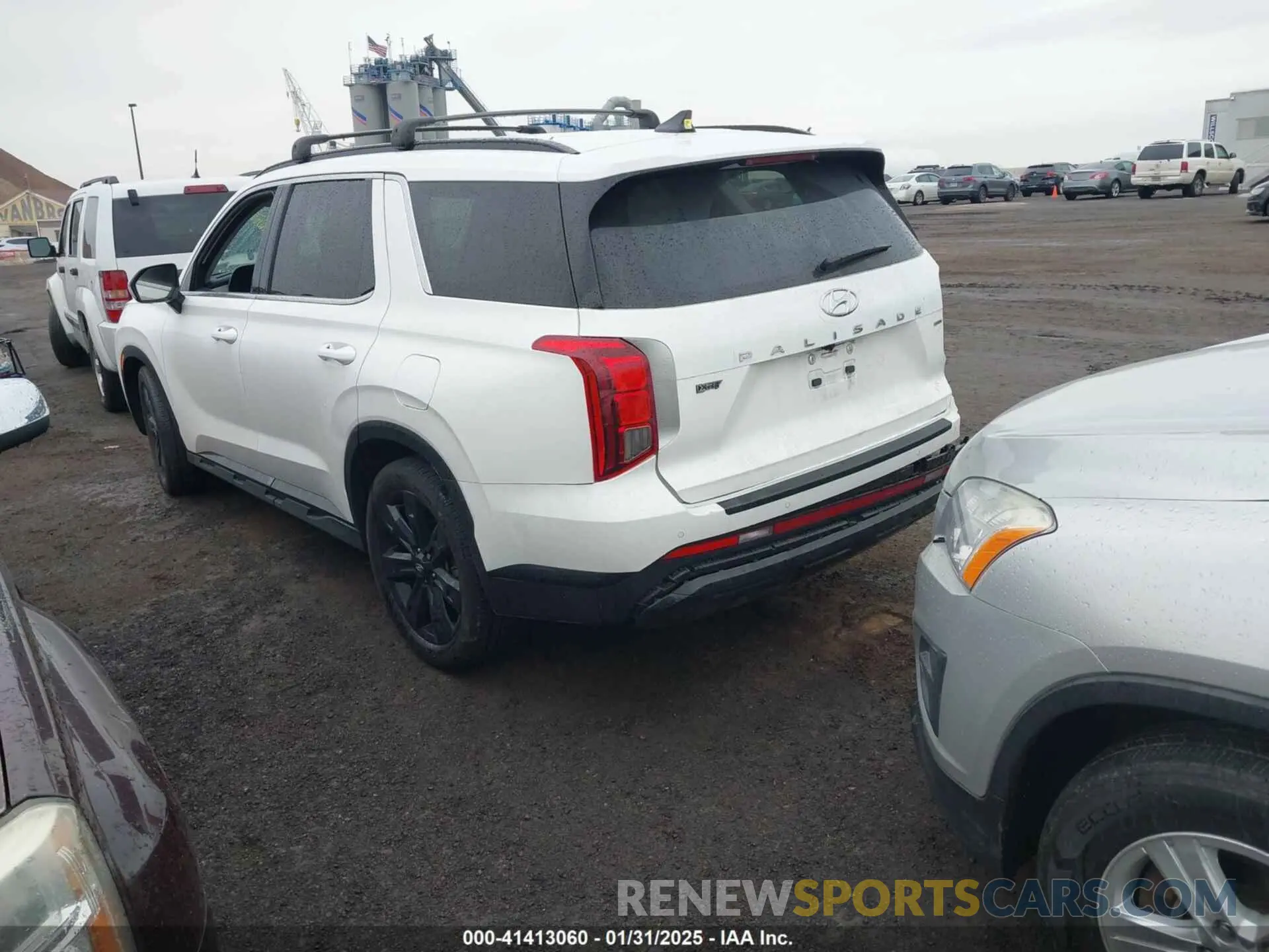 3 fotografías del automóvil dañado KM8R3DGE5PU602396 HYUNDAI PALISADE 2023