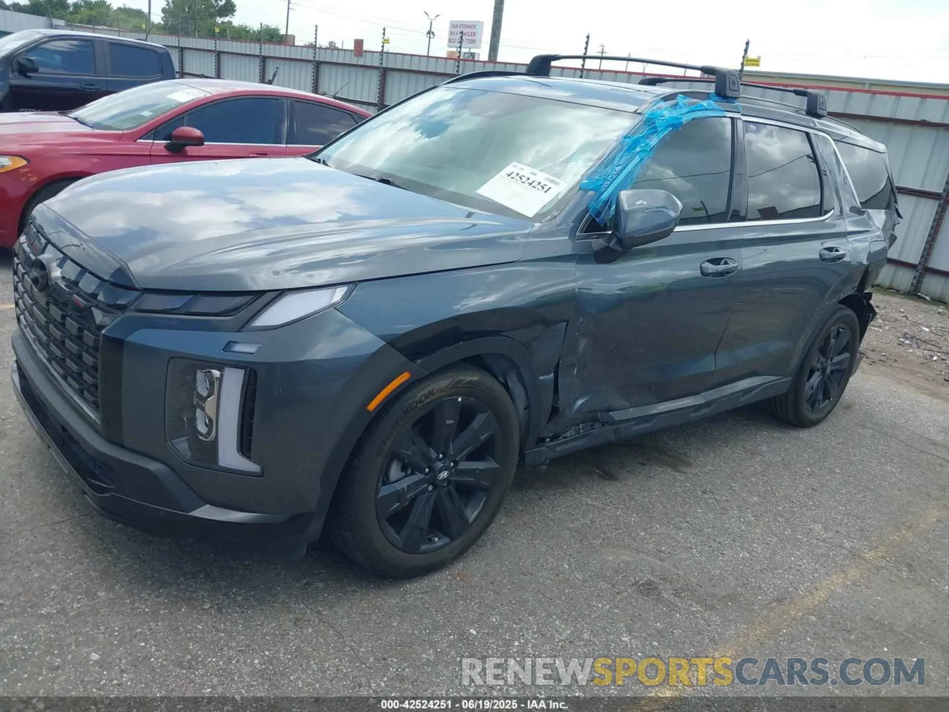 2 fotografías del automóvil dañado KM8R3DGE8PU640253 HYUNDAI PALISADE 2023