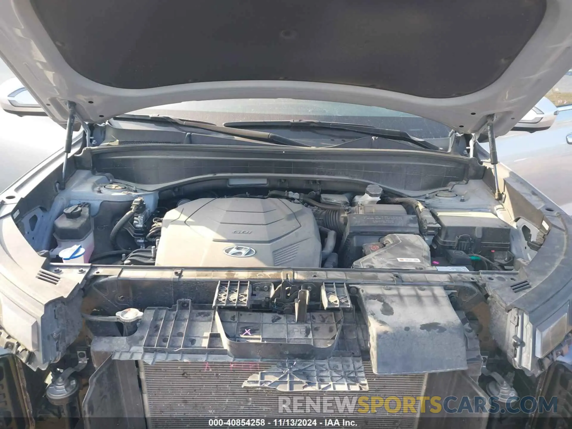 10 fotografías del automóvil dañado KM8R44GE0PU569790 HYUNDAI PALISADE 2023