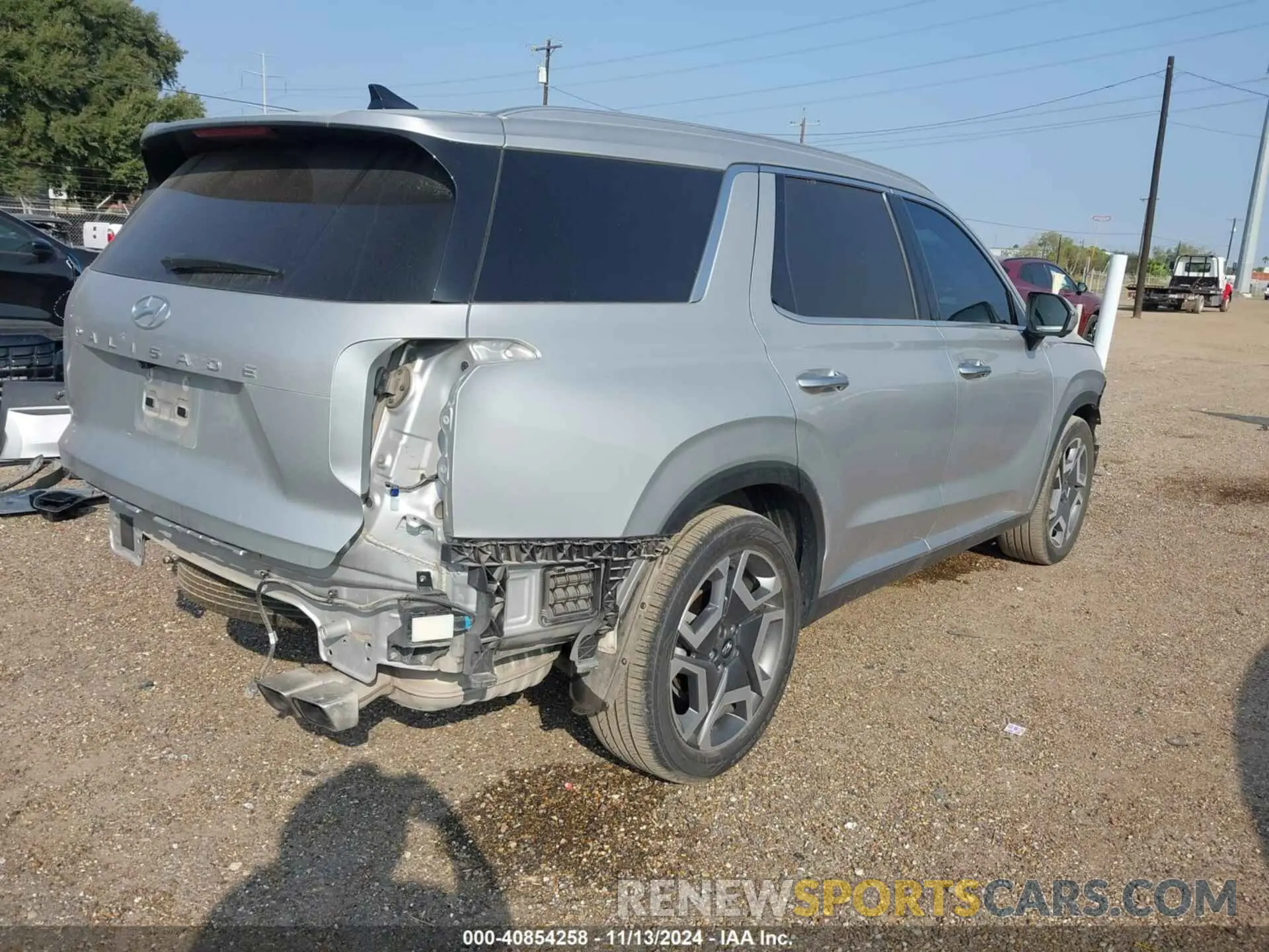 4 fotografías del automóvil dañado KM8R44GE0PU569790 HYUNDAI PALISADE 2023