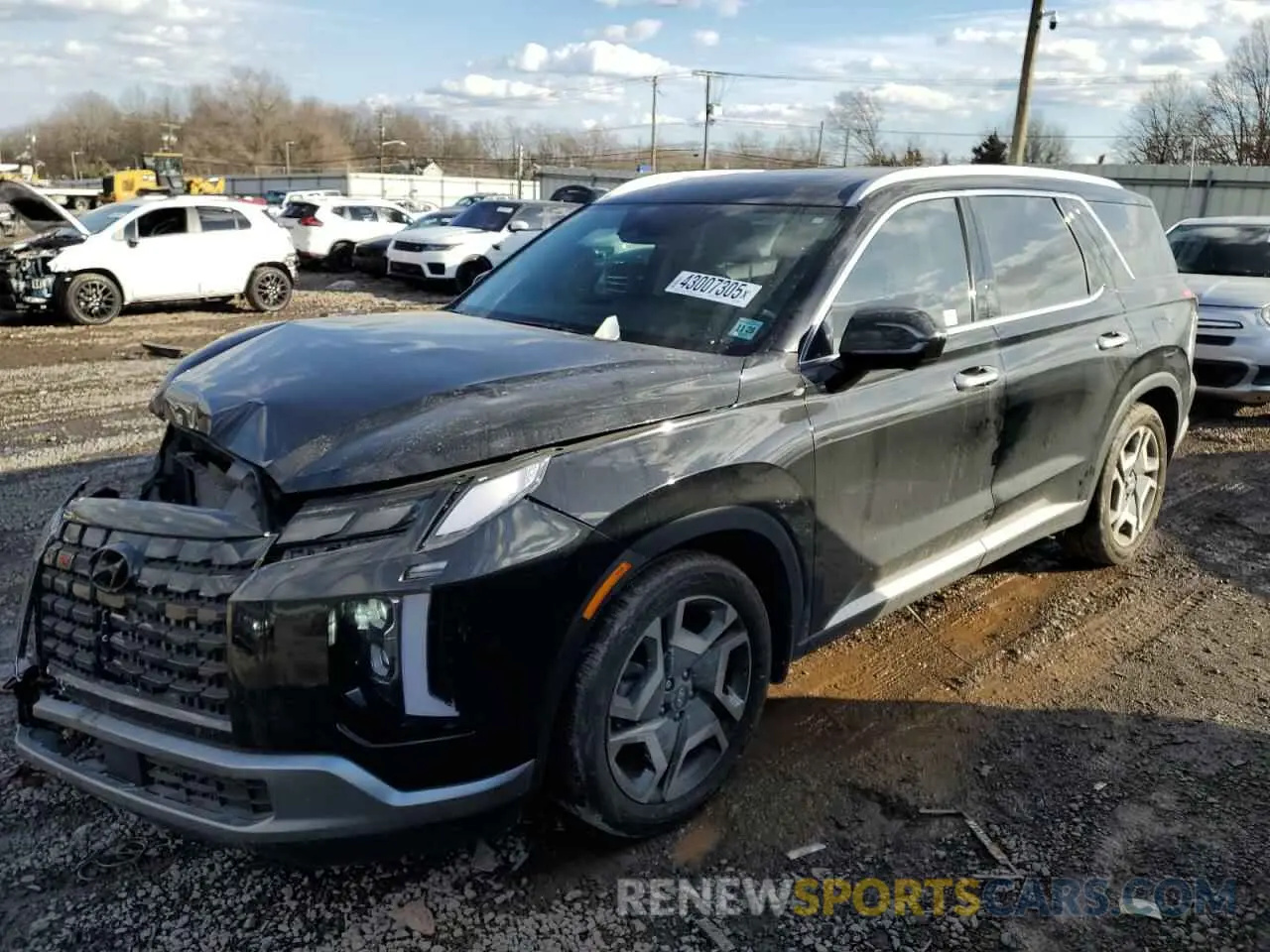 1 fotografías del automóvil dañado KM8R4DGE1PU595489 HYUNDAI PALISADE 2023