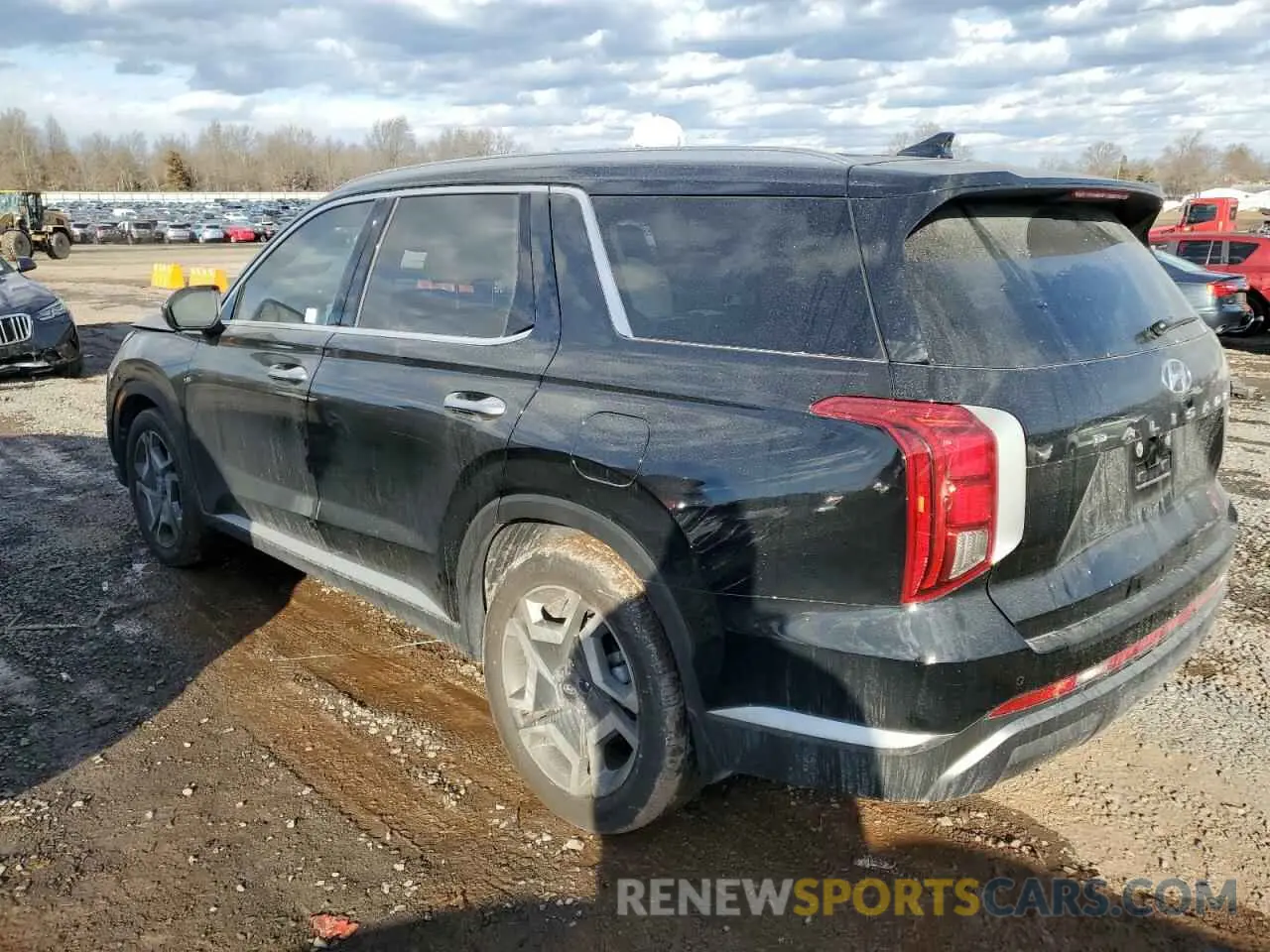 2 fotografías del automóvil dañado KM8R4DGE1PU595489 HYUNDAI PALISADE 2023