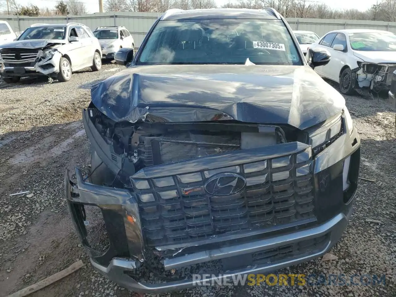 5 fotografías del automóvil dañado KM8R4DGE1PU595489 HYUNDAI PALISADE 2023