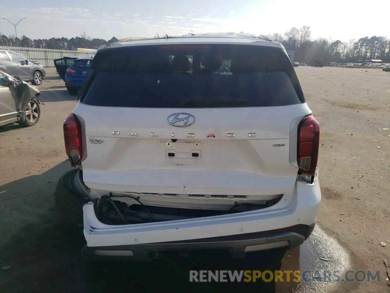 6 fotografías del automóvil dañado KM8R4DGE4PU628291 HYUNDAI PALISADE 2023