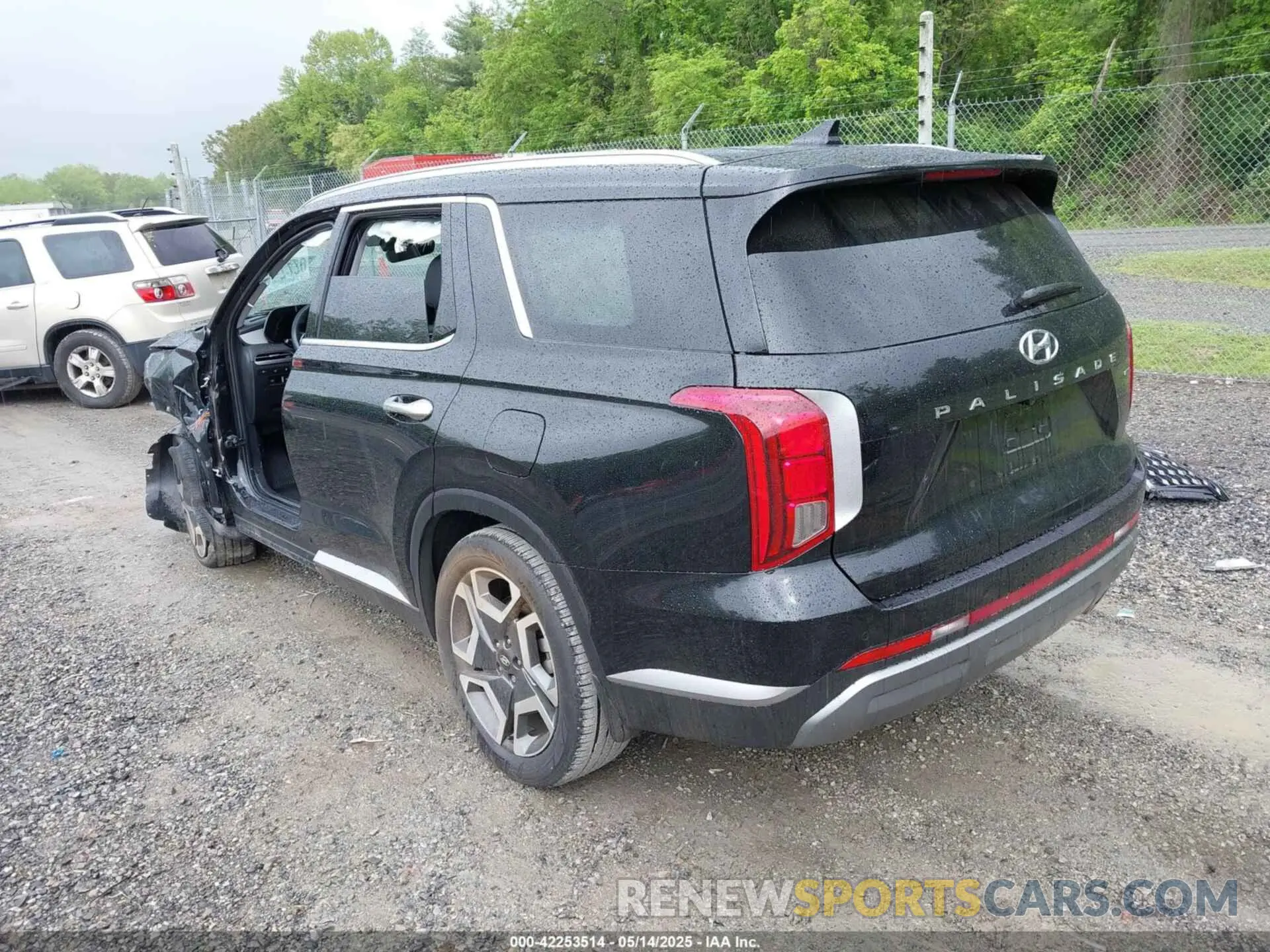 3 fotografías del automóvil dañado KM8R4DGE8PU528906 HYUNDAI PALISADE 2023