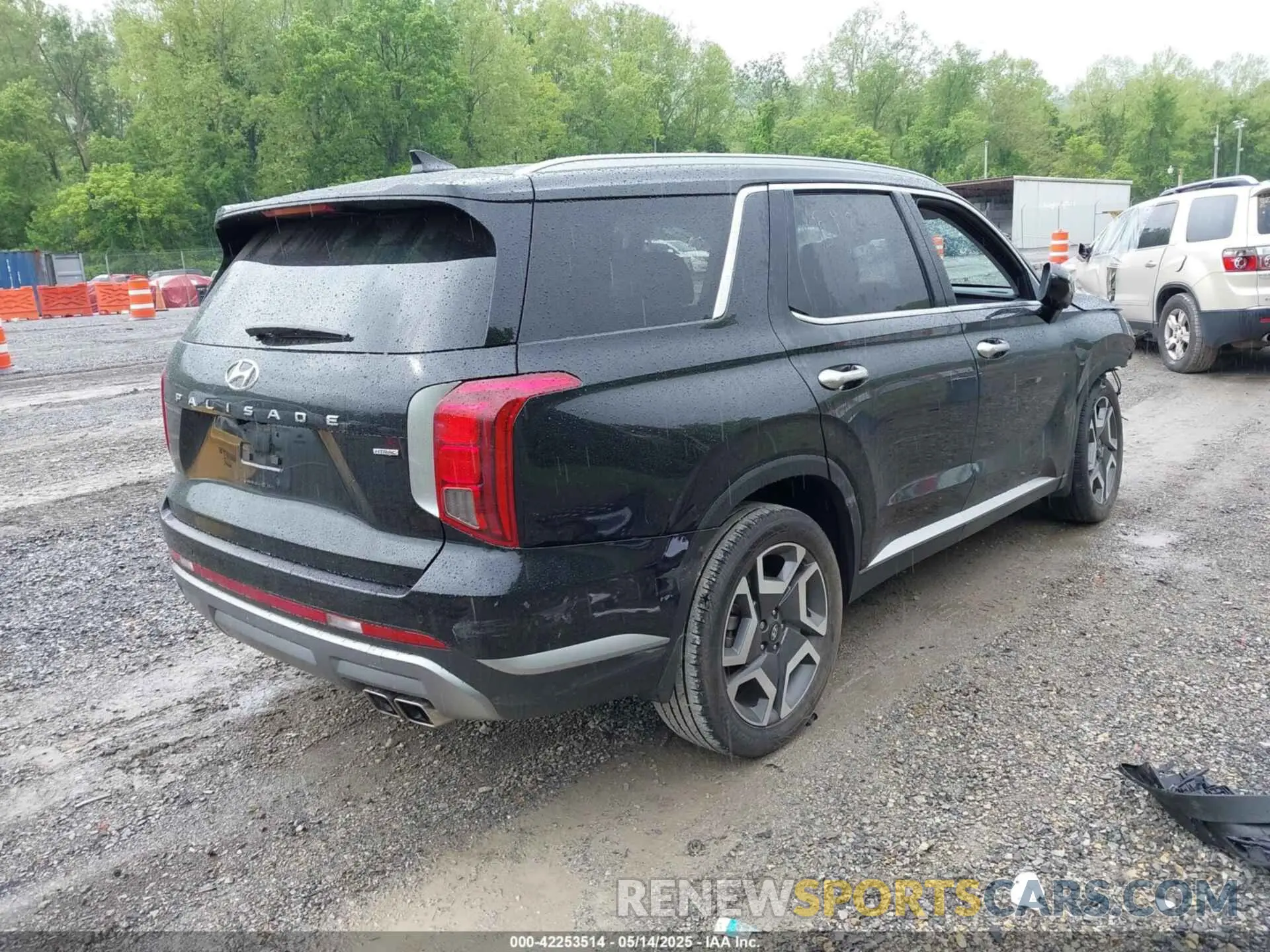 4 fotografías del automóvil dañado KM8R4DGE8PU528906 HYUNDAI PALISADE 2023