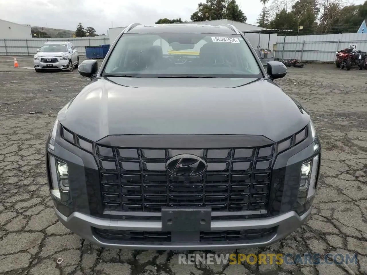 5 fotografías del automóvil dañado KM8R54GE9PU491751 HYUNDAI PALISADE 2023