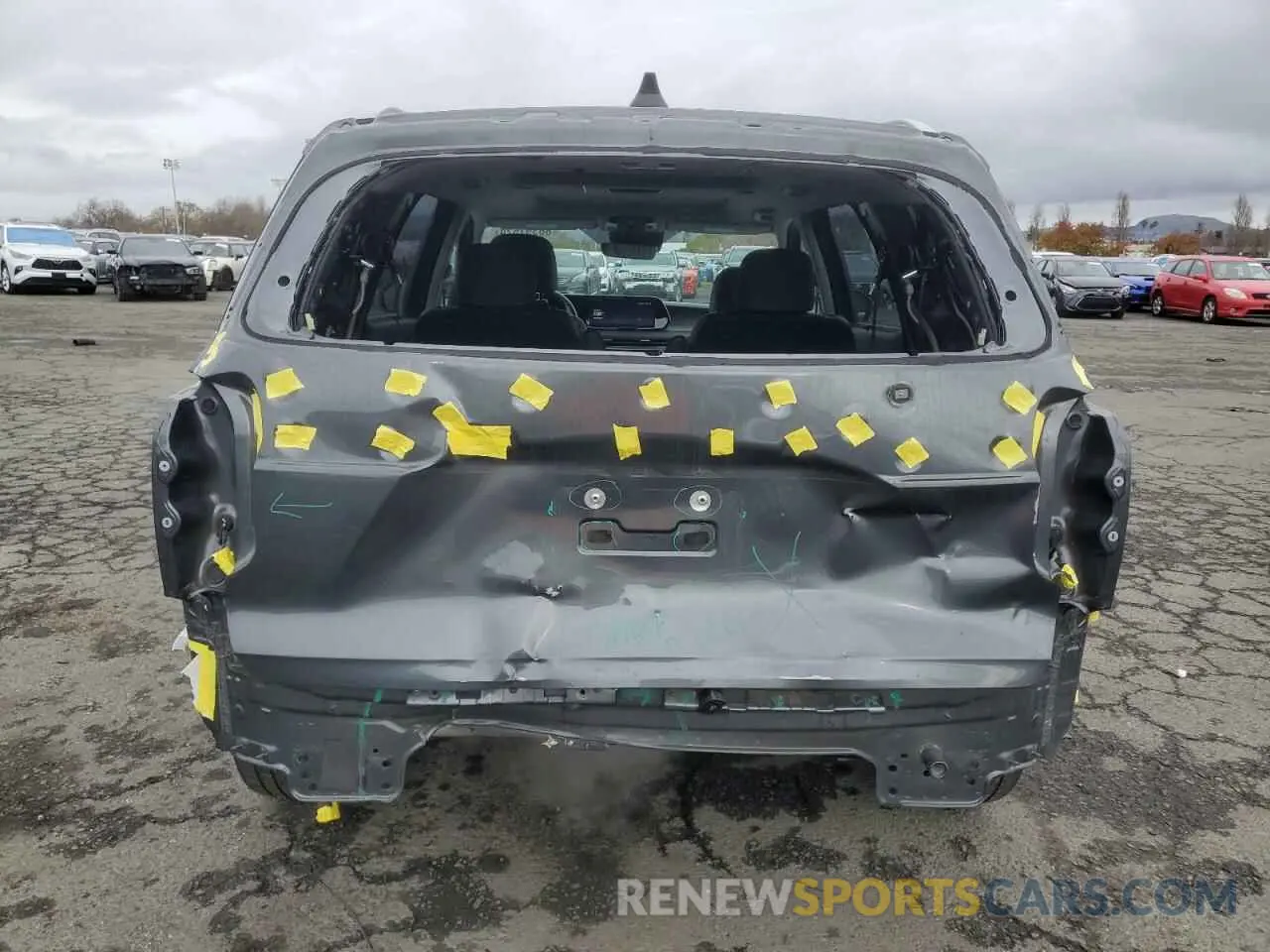 6 fotografías del automóvil dañado KM8R54GE9PU491751 HYUNDAI PALISADE 2023