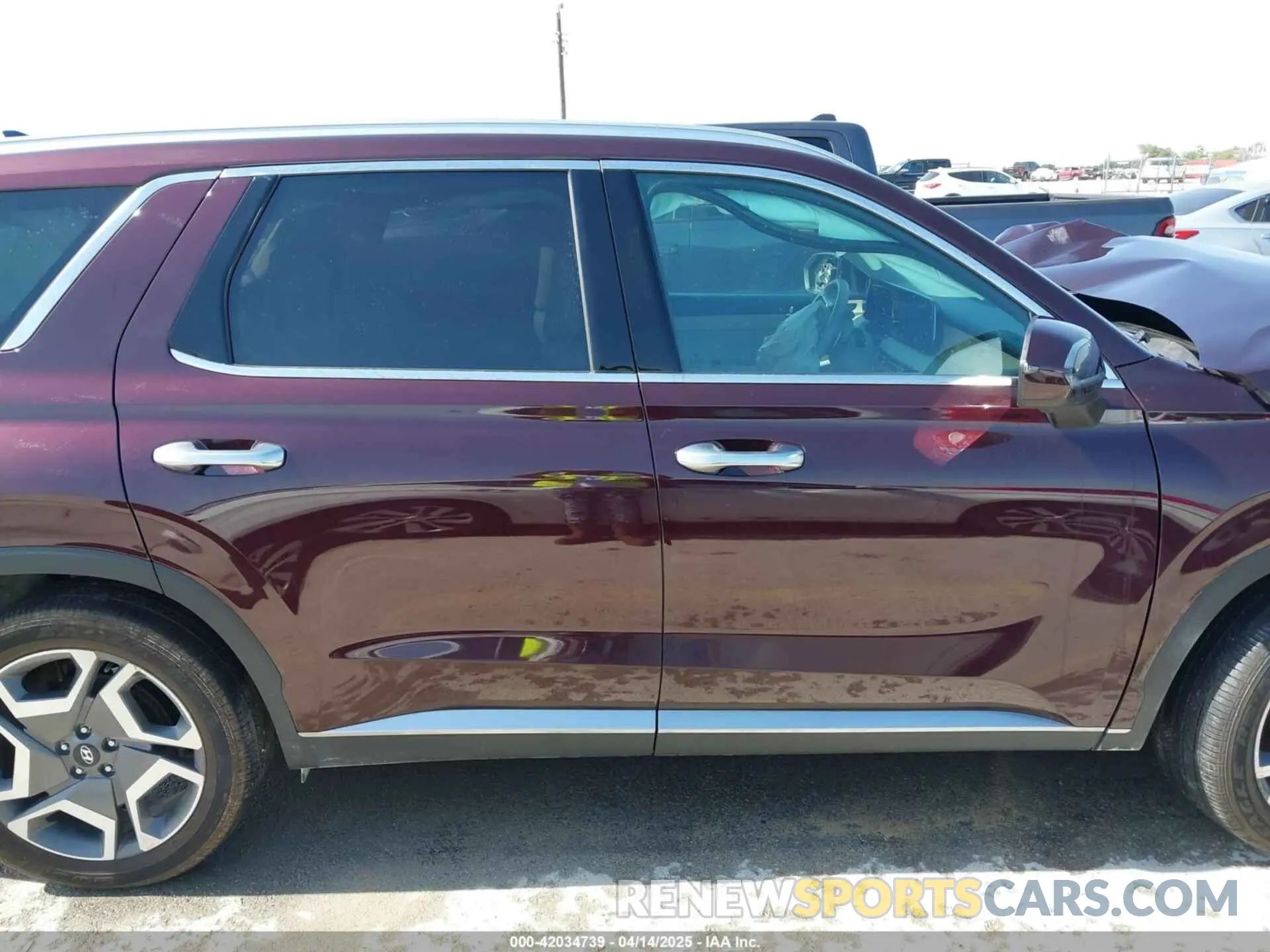 14 fotografías del automóvil dañado KM8R5DGE0PU564263 HYUNDAI PALISADE 2023