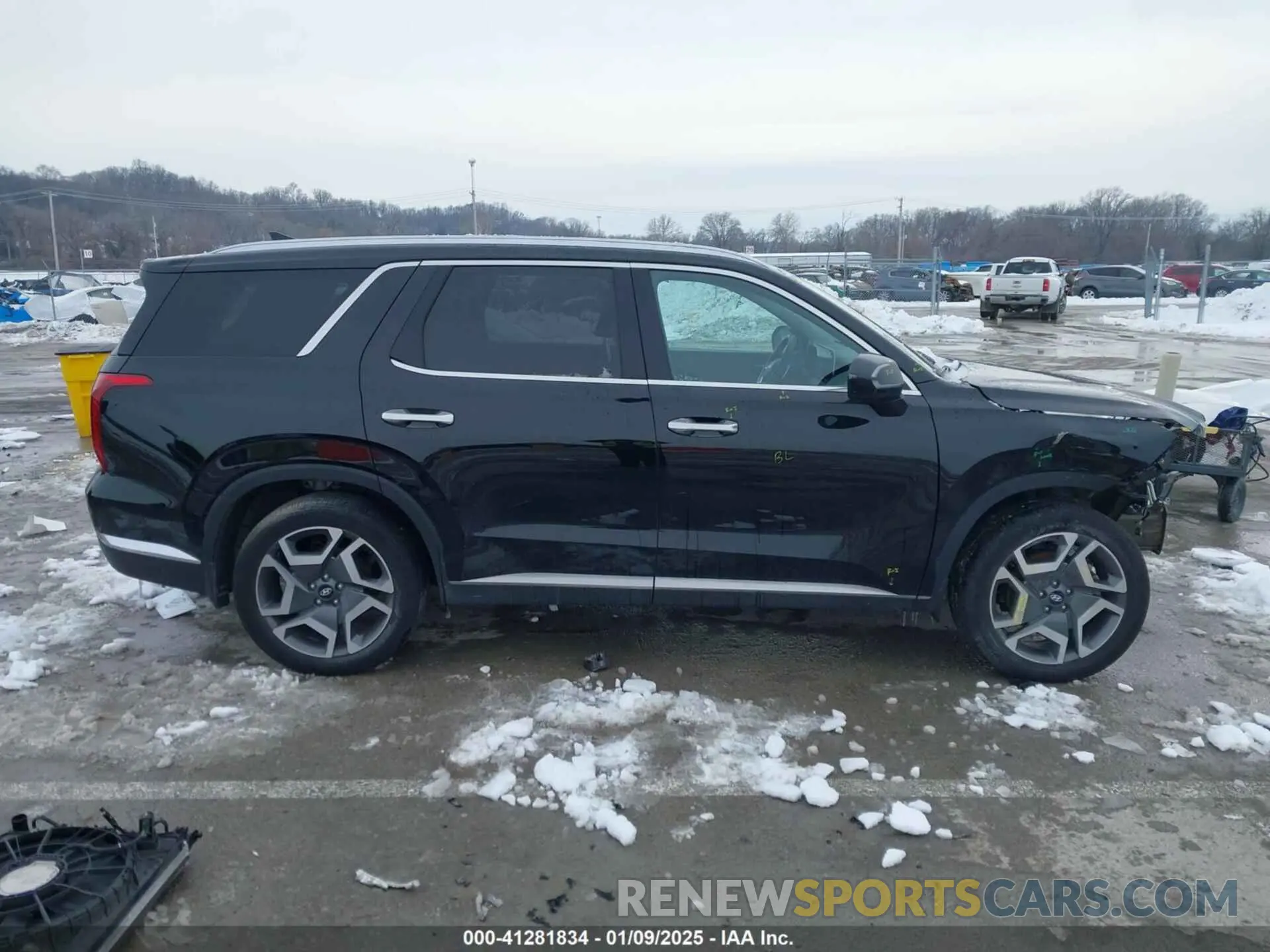 14 fotografías del automóvil dañado KM8R5DGE3PU565438 HYUNDAI PALISADE 2023