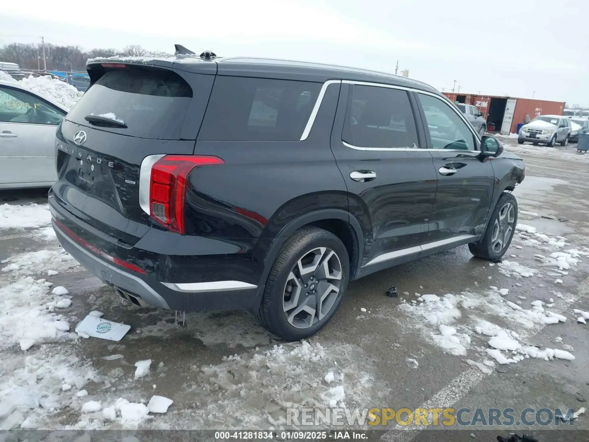 4 fotografías del automóvil dañado KM8R5DGE3PU565438 HYUNDAI PALISADE 2023