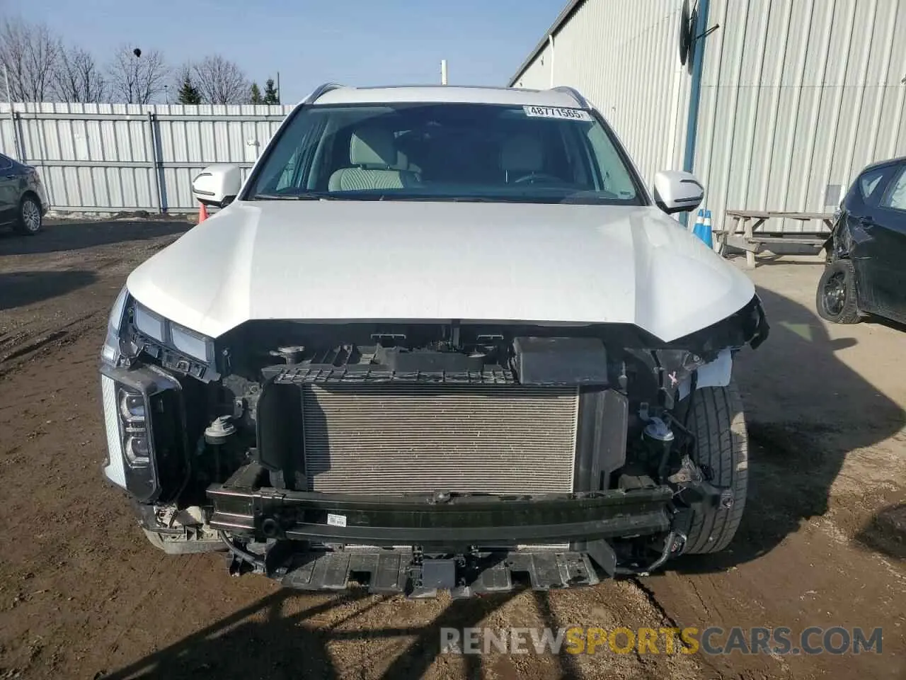 5 fotografías del automóvil dañado KM8R5DGE3PU598908 HYUNDAI PALISADE 2023